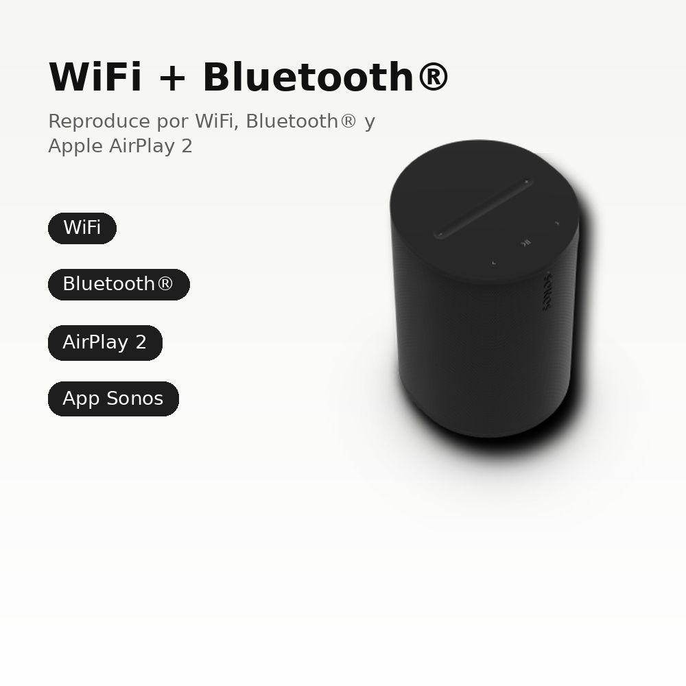 Parlante Bluetooth Wifi Sonos Era 100 SL Speaker Blanco-3
