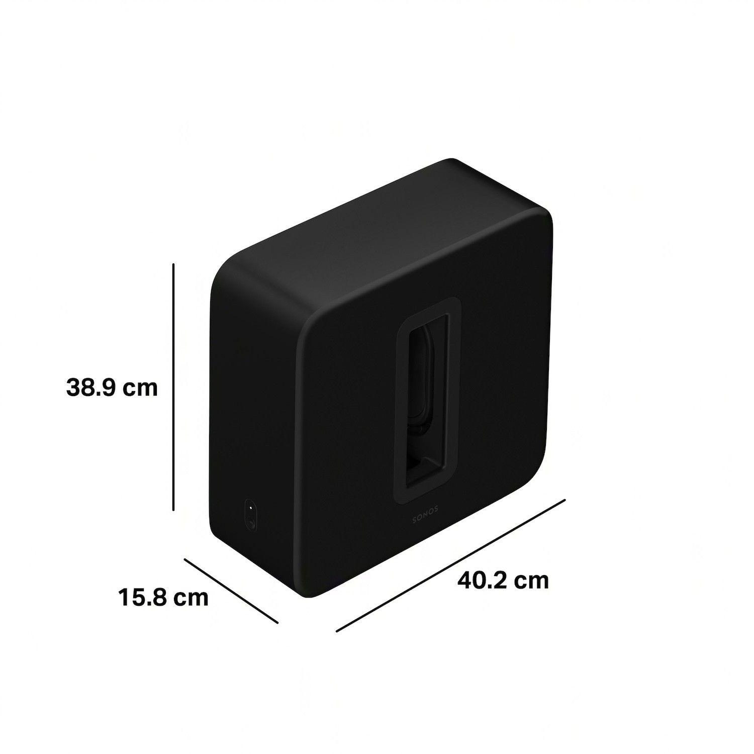 Subwoofer Sonos Wifi SUB 4Gen Wireless Negro-4