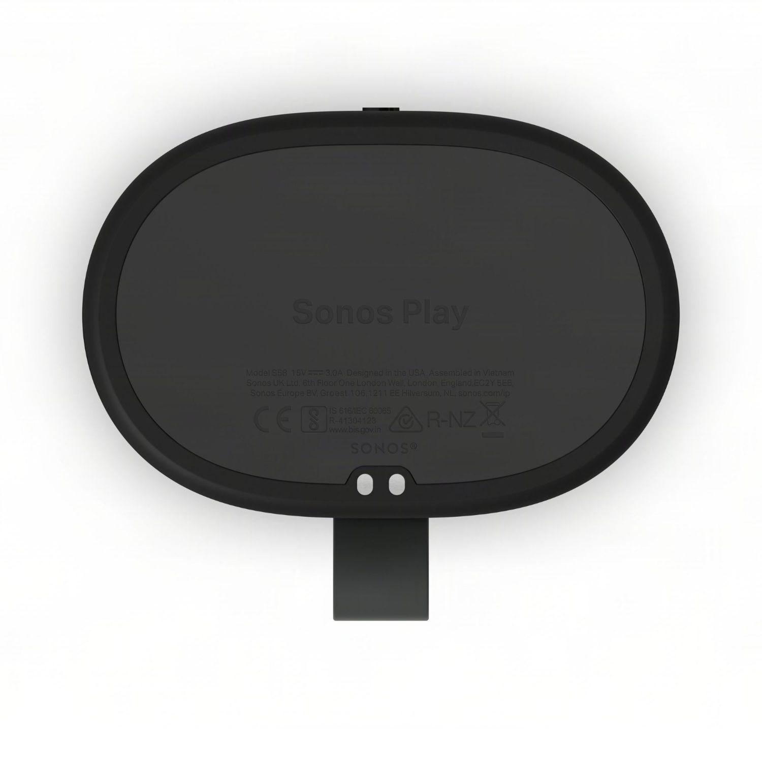 Parlante Bluetooth Wifi Portátil Sonos Play Negro-7