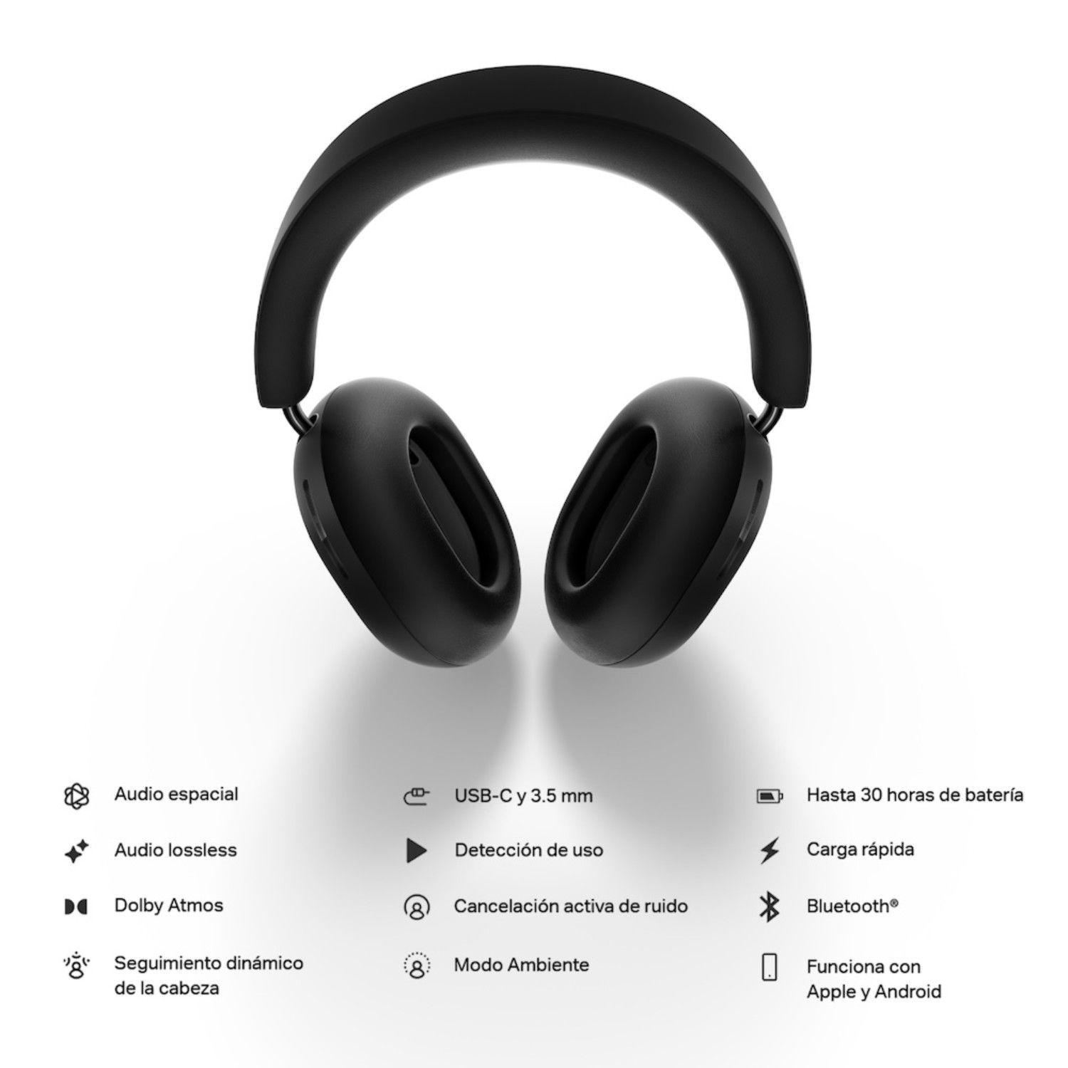 Audífonos Bluetooth Sonos Ace Over Ear Headphone Negros-6