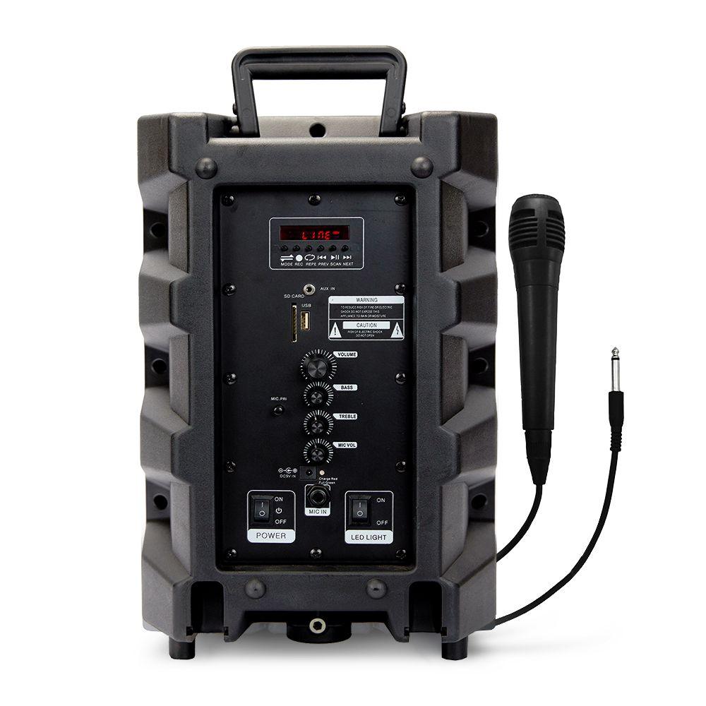 Parlante Karaoke Portátil Bluetooth Master G 8  SPB8B-4