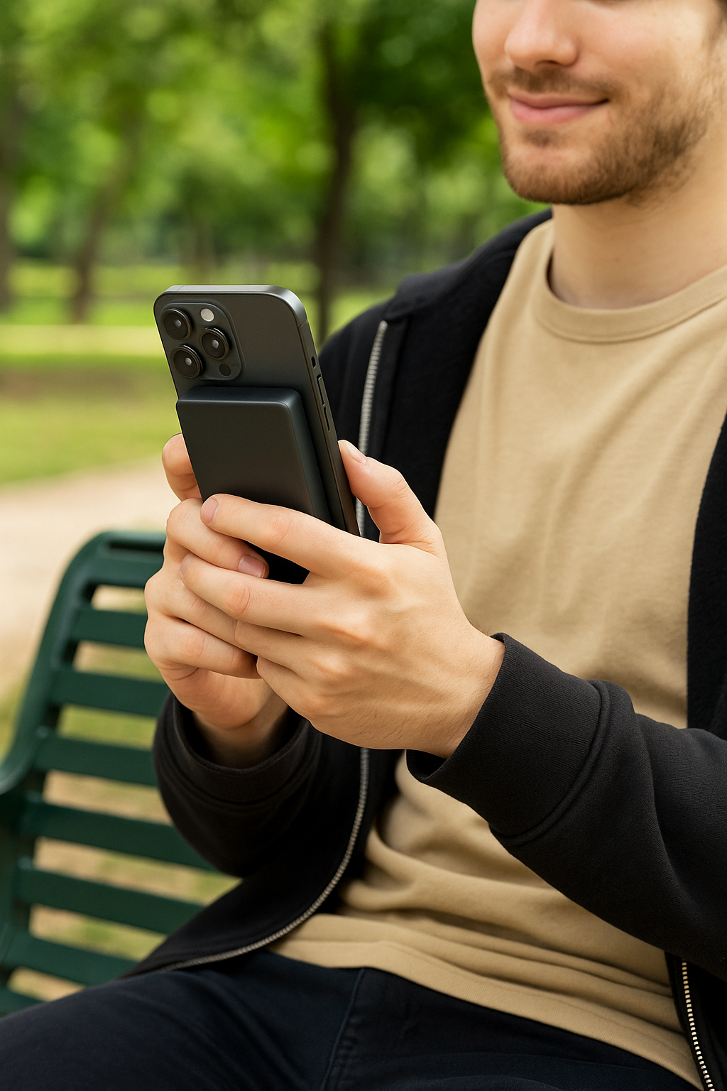 Cargador Inalámbrico MAGSAFE 5.000 mAh Compatible con Iphone-5