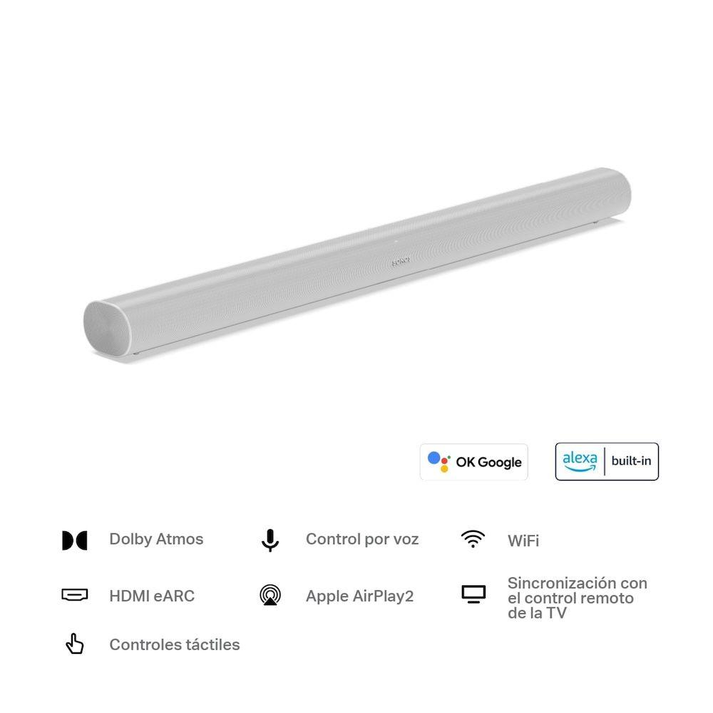 Soundbar Sonos Arc TV Wi-Fi Wireless Speaker Blanco-1
