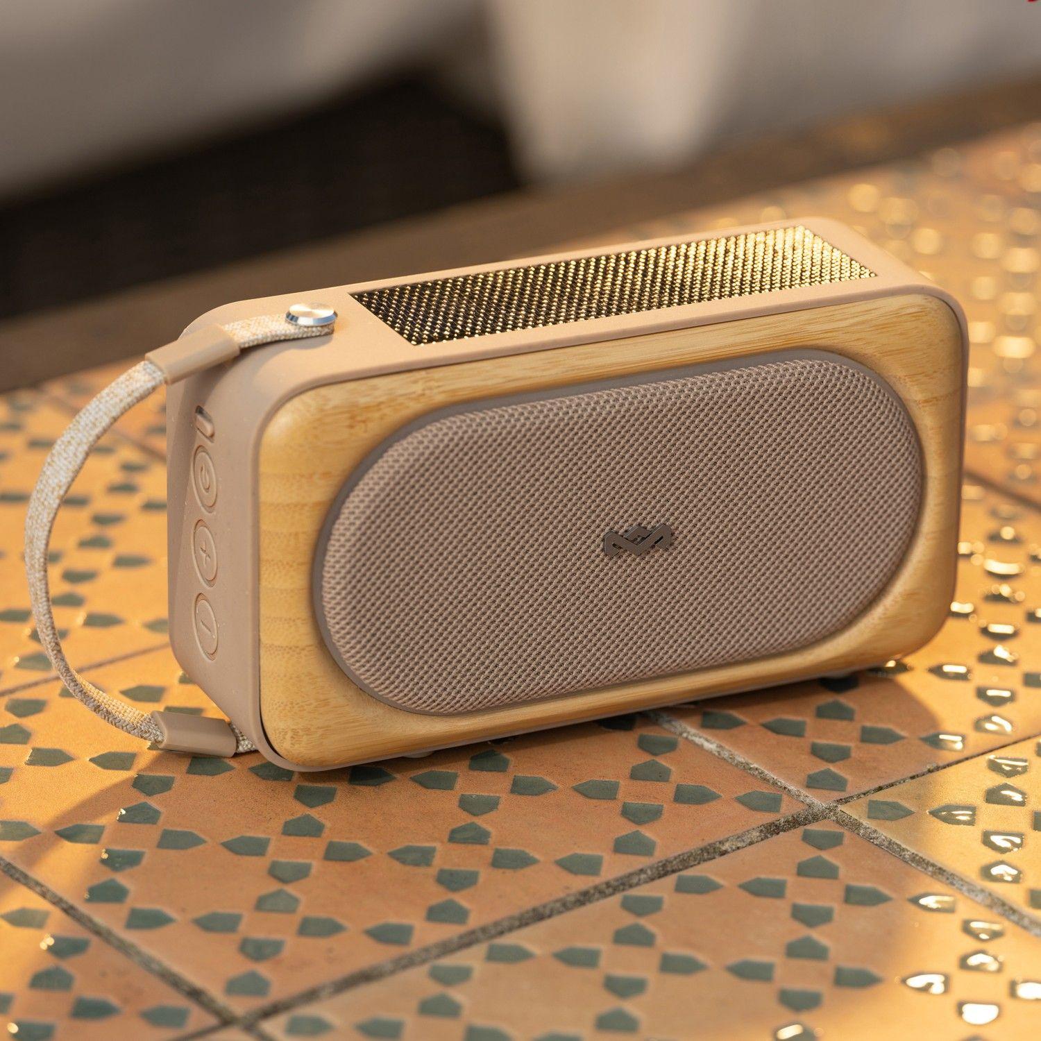 Parlante Bluetooth Roots Solar Crema Marley-4