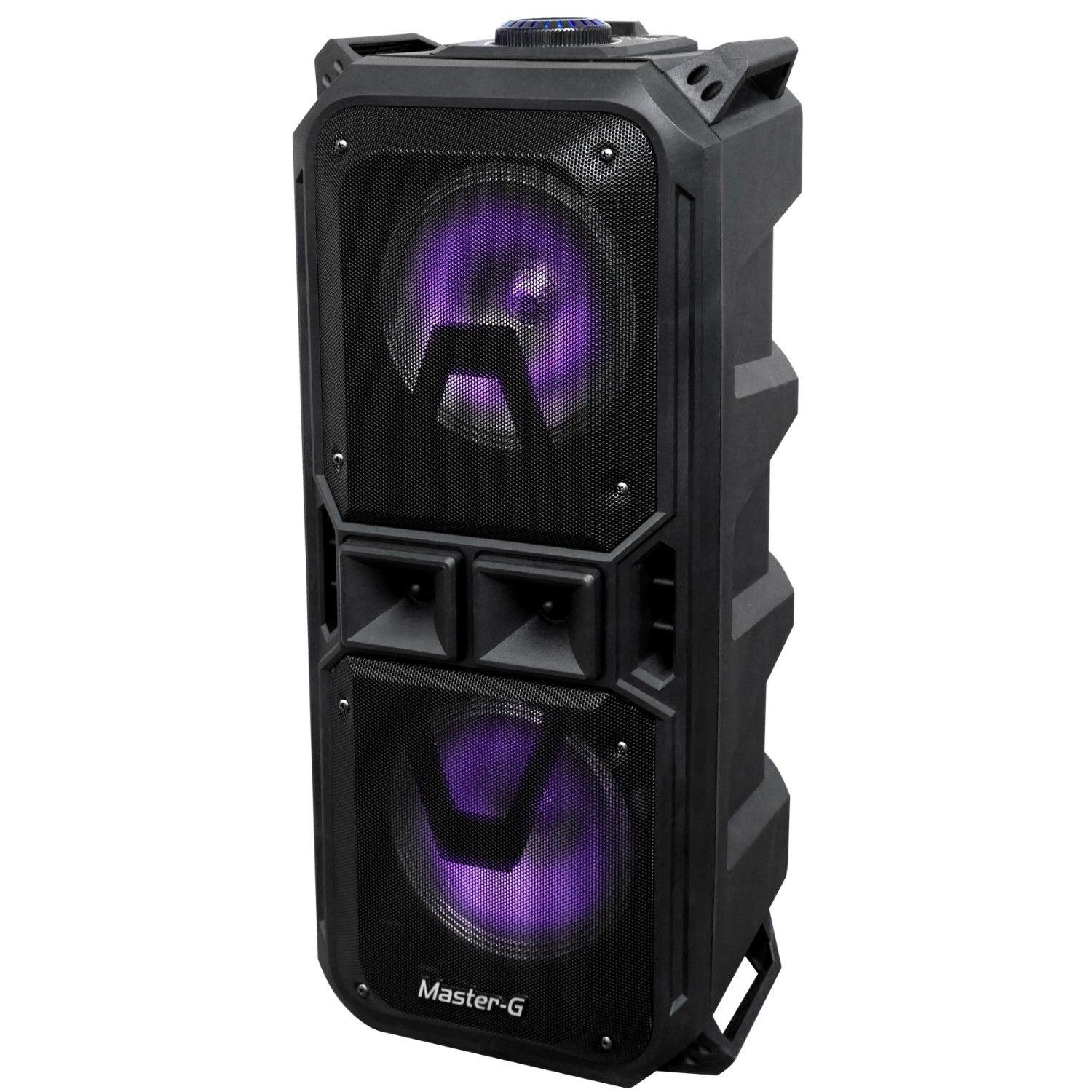 Parlante Karaoke Bluetooth 8” x2 MGCOBRA Master-G-0
