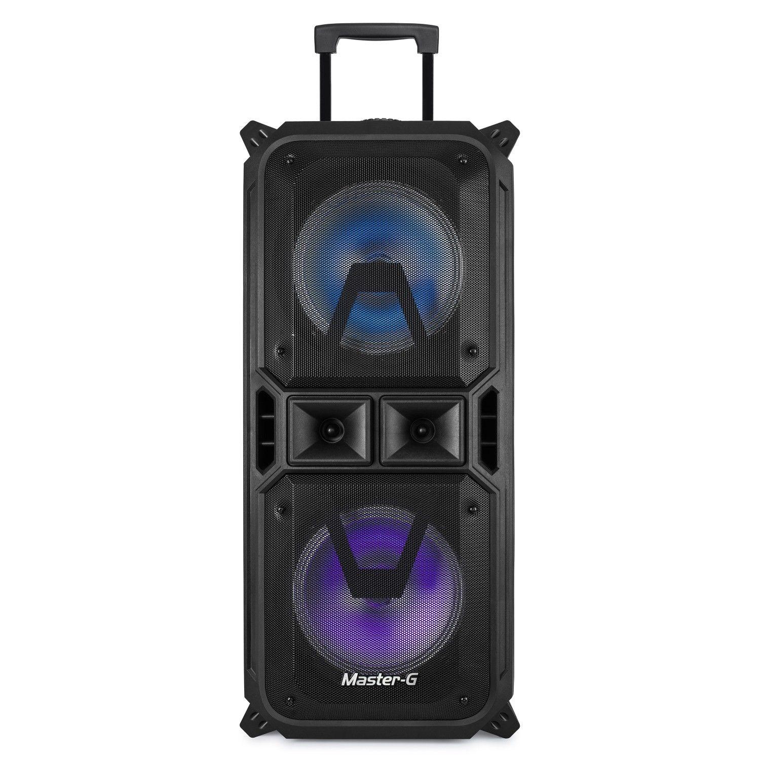 Parlante Karaoke Bluetooth 8” x2 MGCOBRA Master-G-1