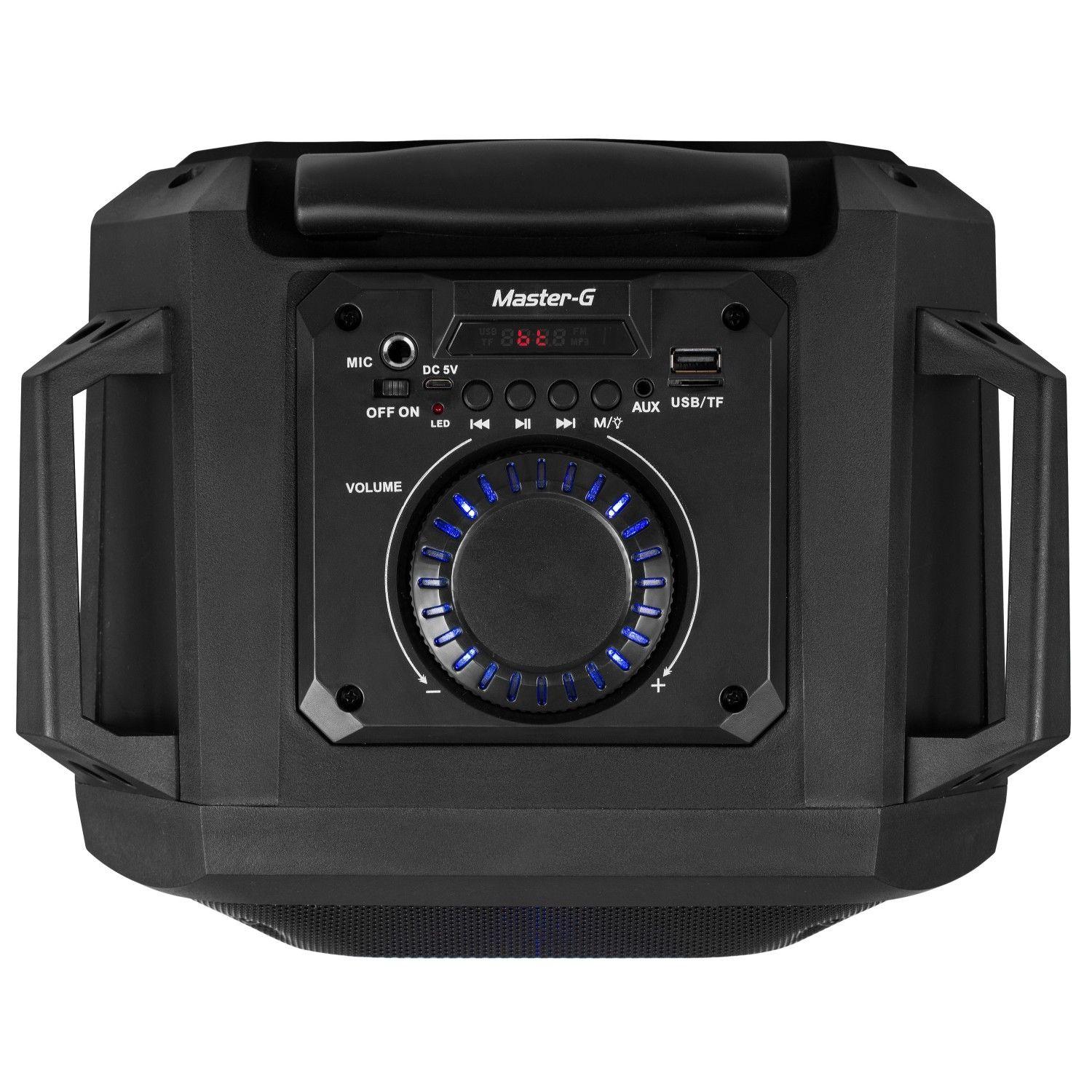 Parlante Karaoke Bluetooth 8” x2 MGCOBRA Master-G-4