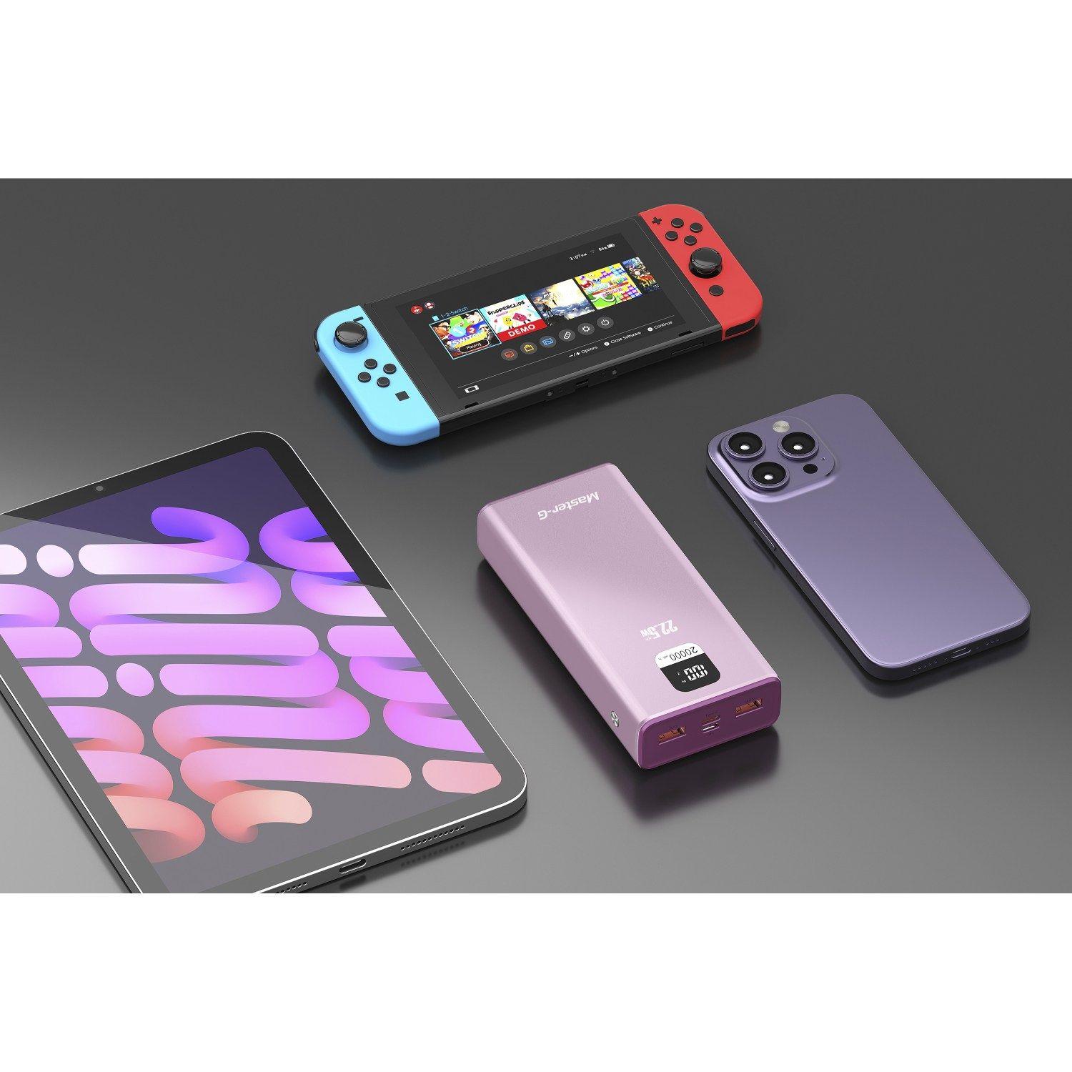 Batería Externa Power Bank 20000 Mah 22.5W UCP20PPD Rosada-5