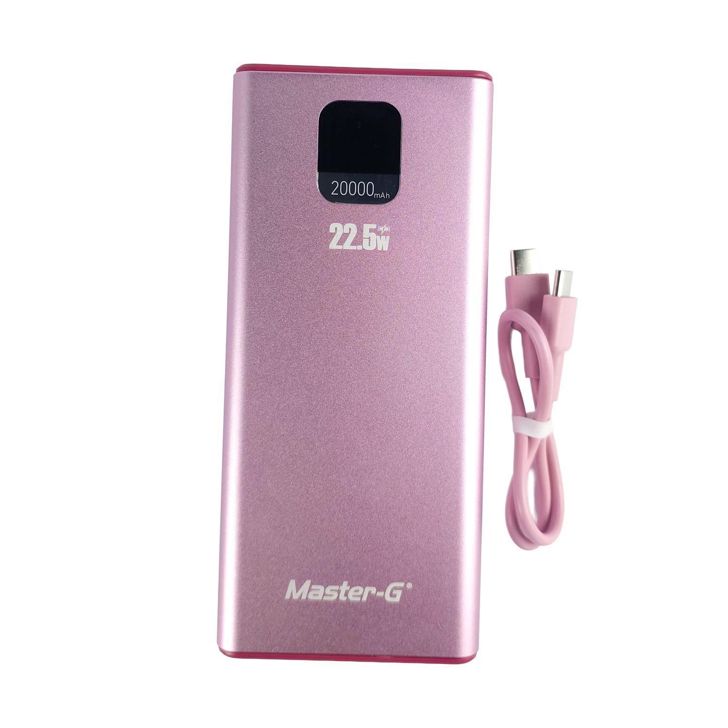 Batería Externa Power Bank 20000 Mah 22.5W UCP20PPD Rosada-5