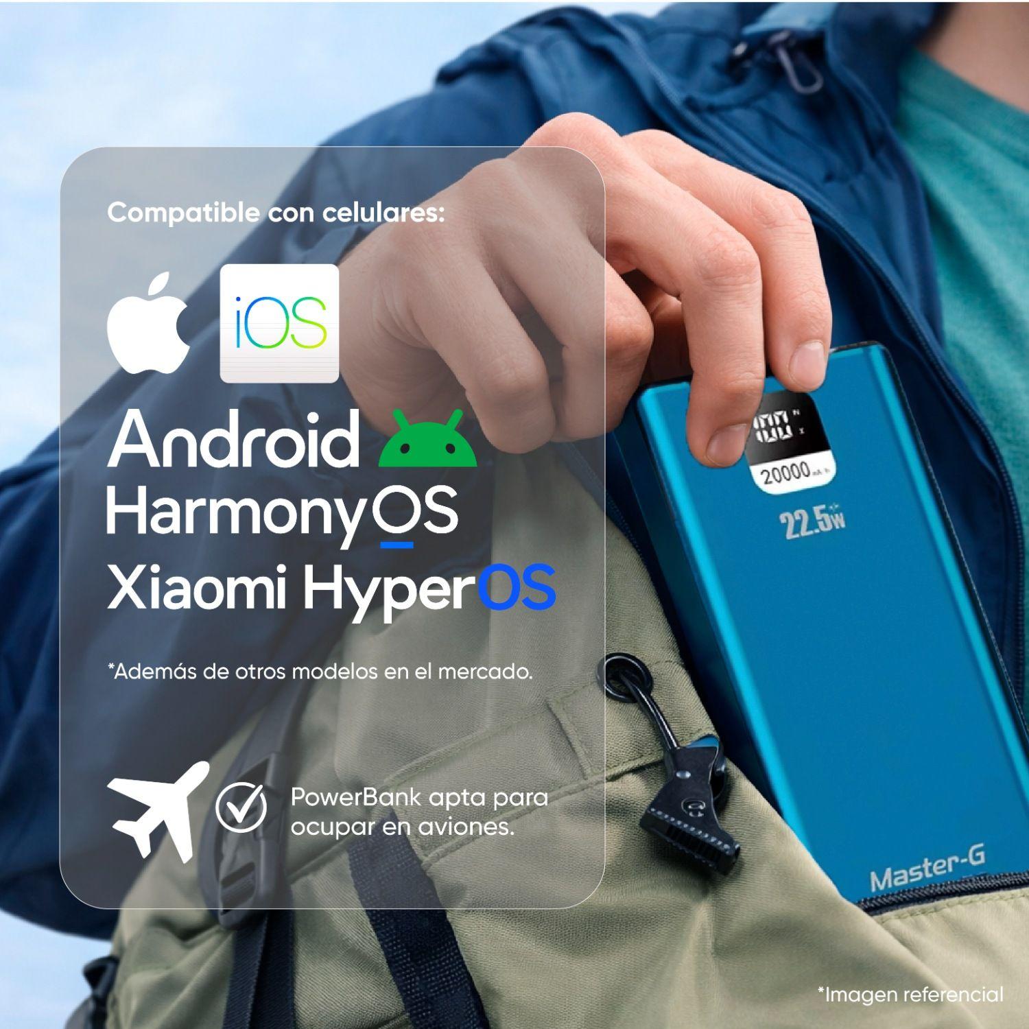 Batería Externa Power Bank 20000 Mah 22.5W UCP20LPD-2