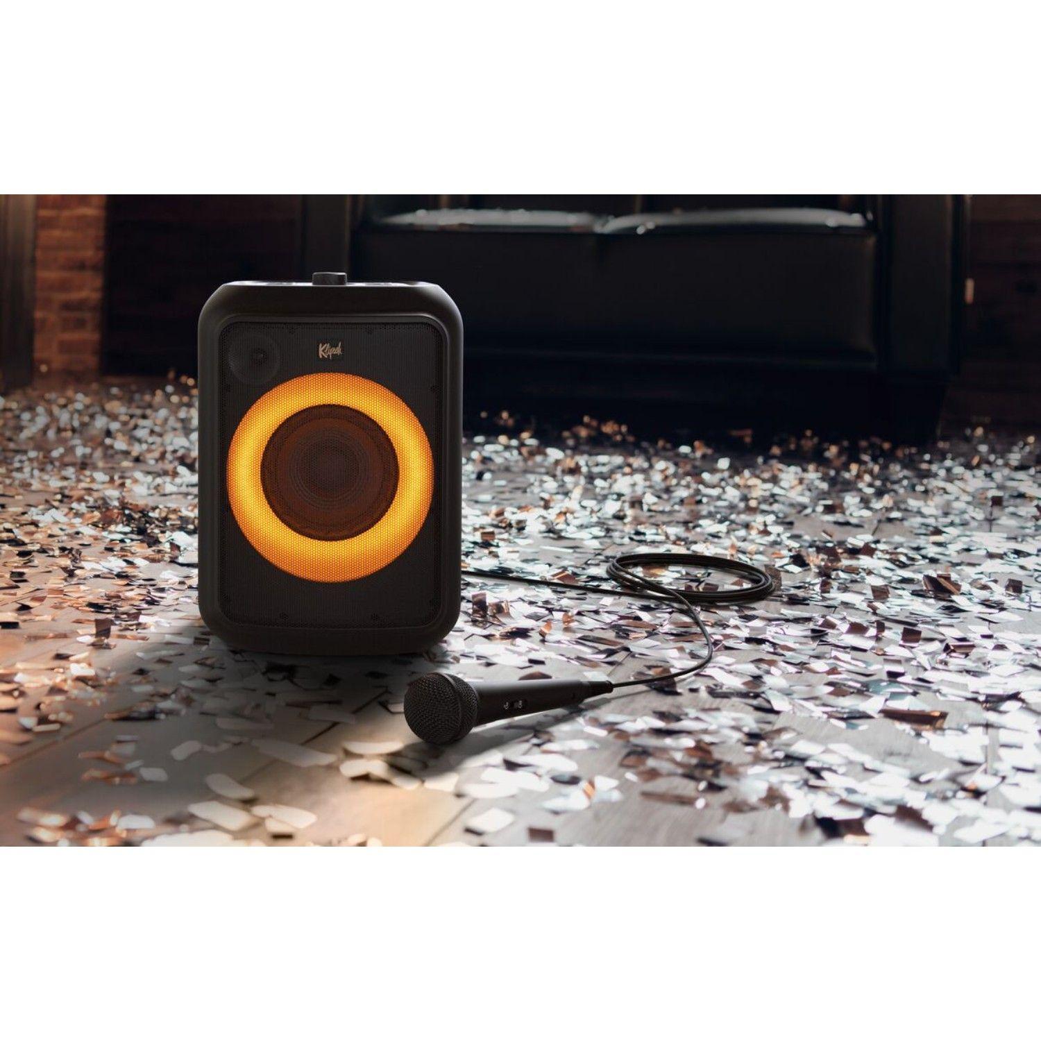Parlante Bluetooth Karaoke Party Box GIGXL Klipsch Negro-8