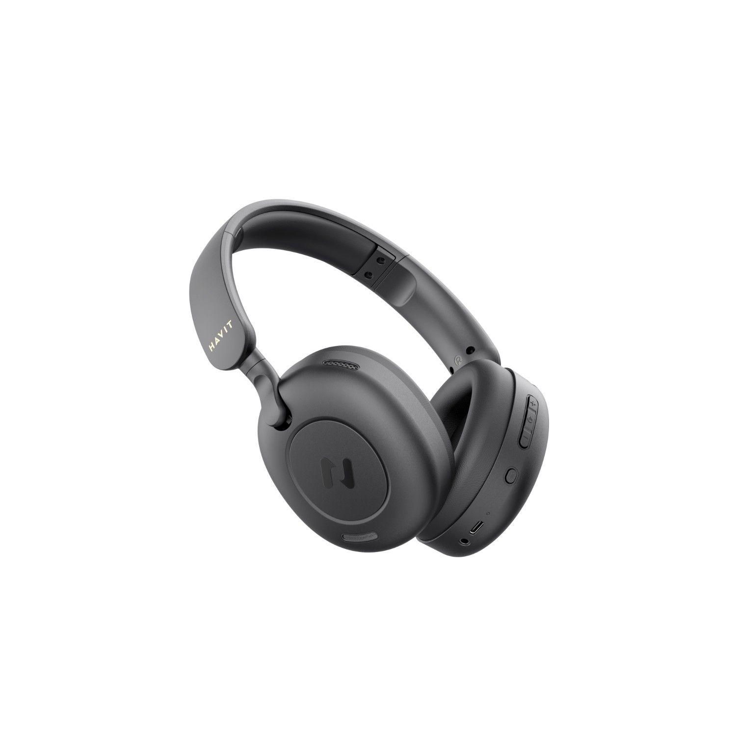 Audífonos Gamer ANC Bluetooth Headphone H655BT Negro Havit-3