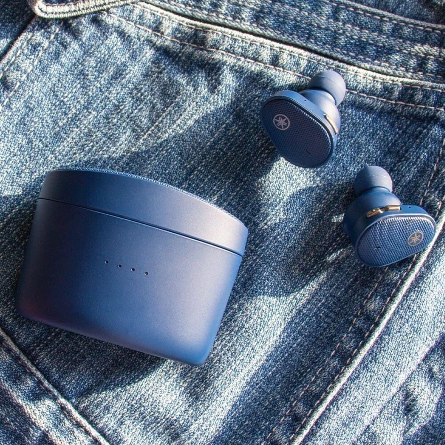 Audífono Bluetooth True Wireless Earbuds Azul TW-E5B Yamaha-2