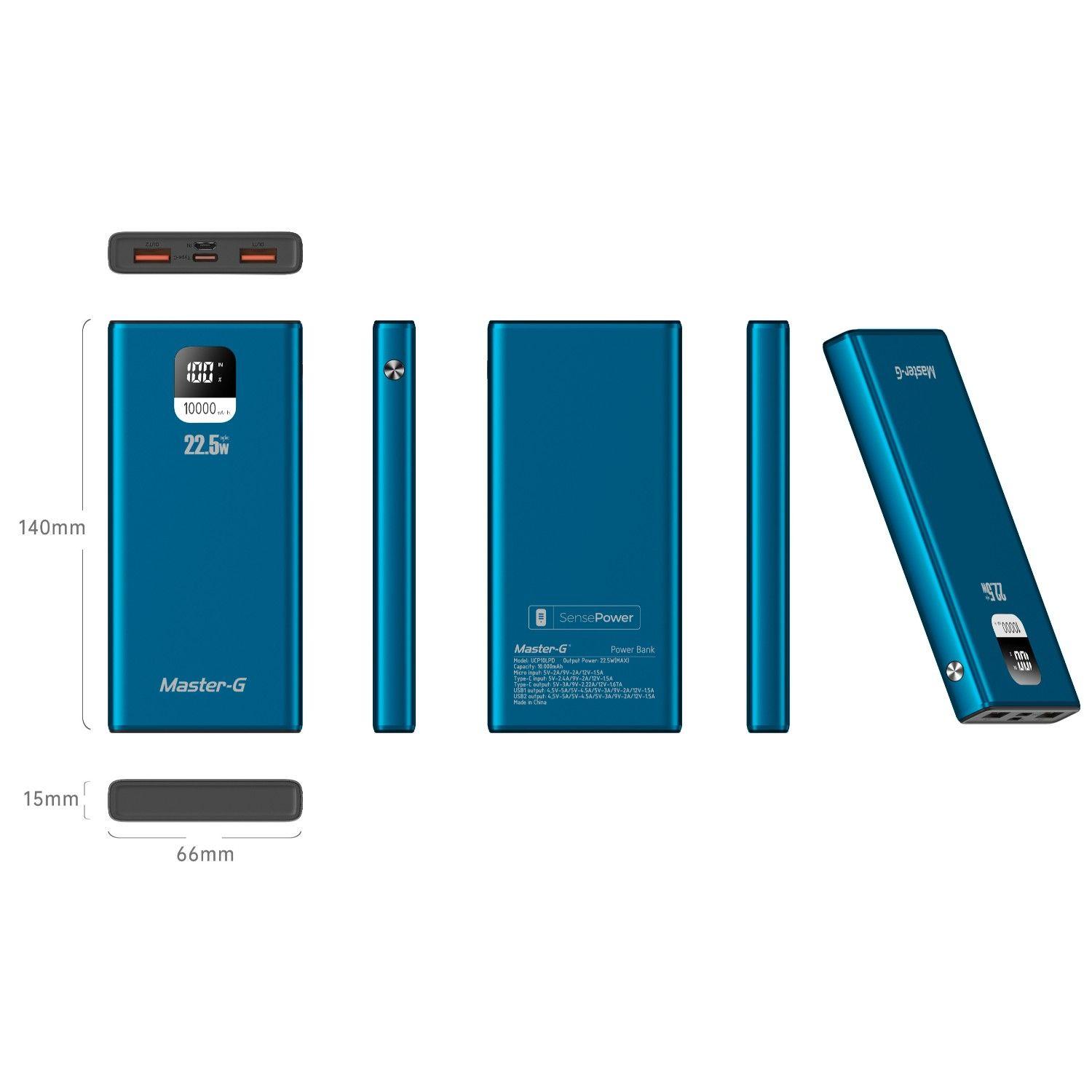 Batería Externa Power Bank 10000 Mah 22.5W UCP10LPD-6