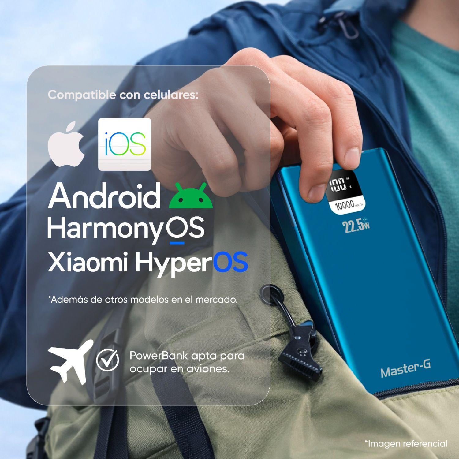 Batería Externa Power Bank 10000 Mah 22.5W UCP10LPD-2