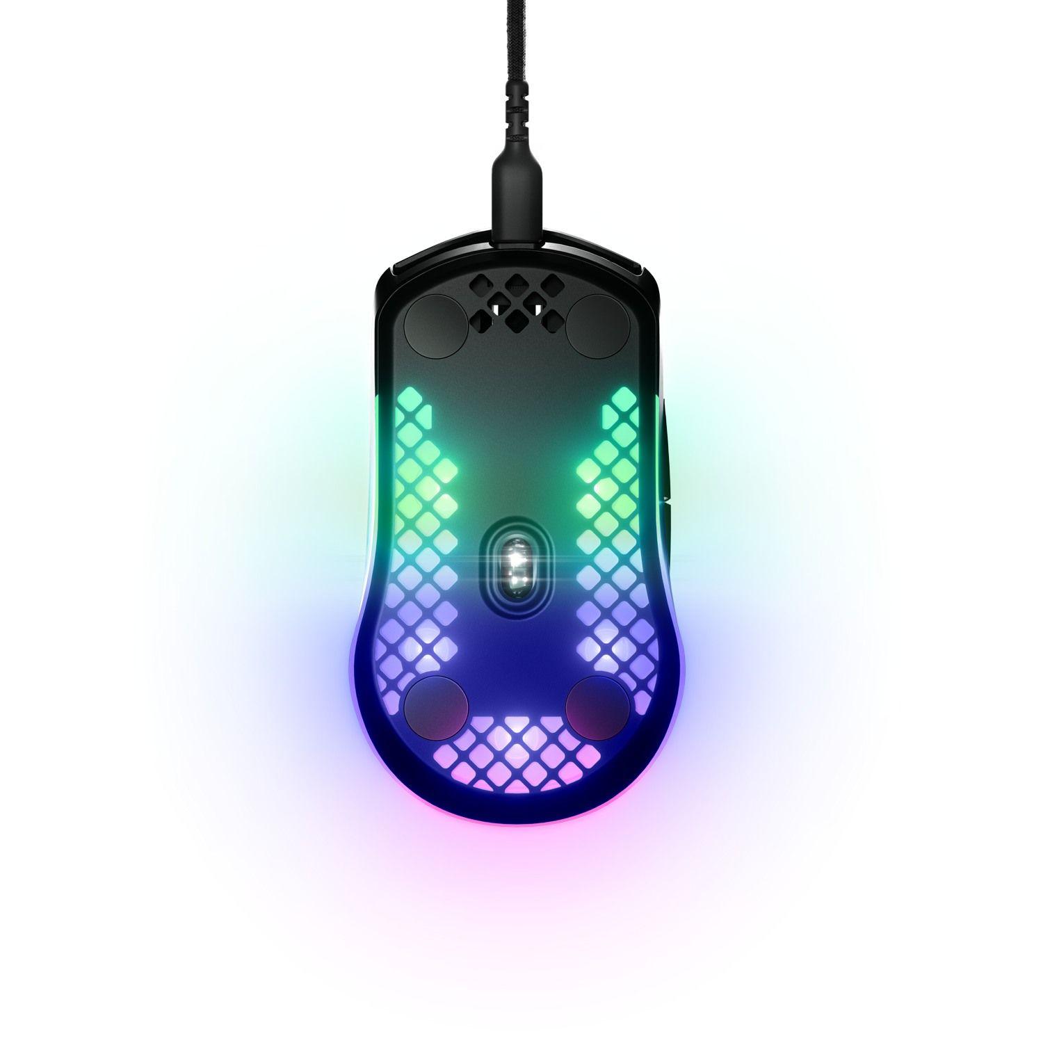 Mouse Gamer SteelSeries Aerox 3 Ultraligero Onyx RGB 8500DPI-2