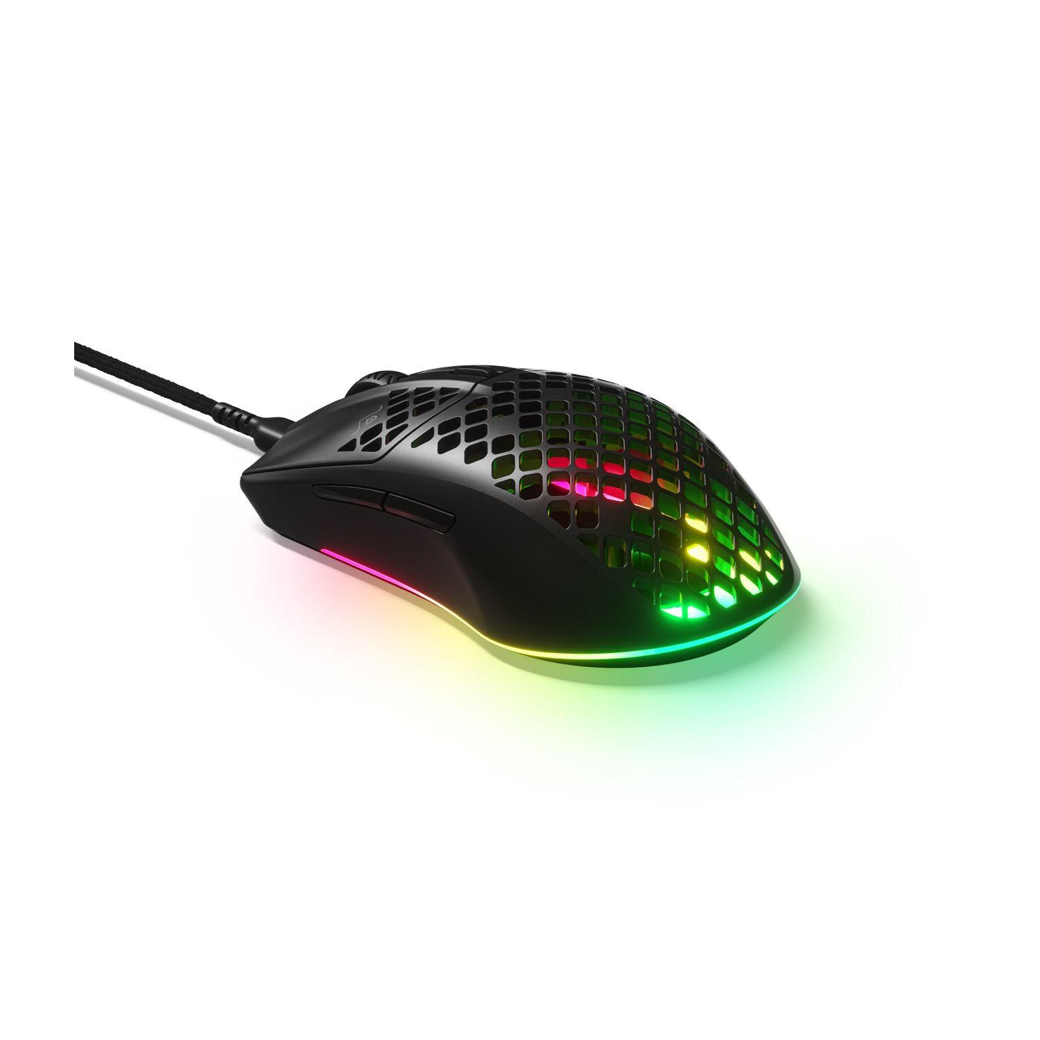 Mouse Gamer SteelSeries Aerox 3 Ultraligero Onyx RGB 8500DPI-5