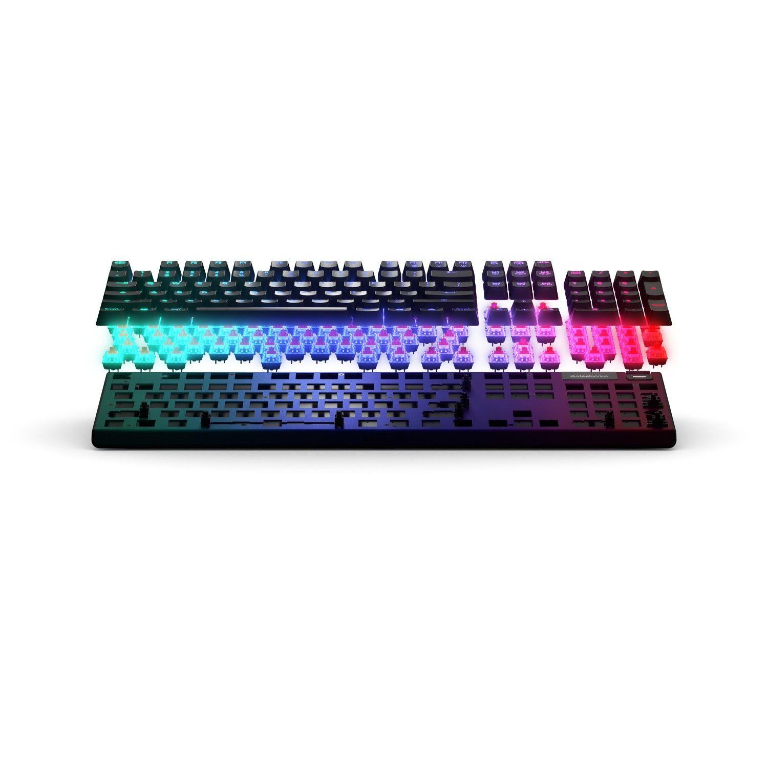 Teclado Gamer Mecánico SteelSeries Apex 7 TKL RGB Switch Red-3