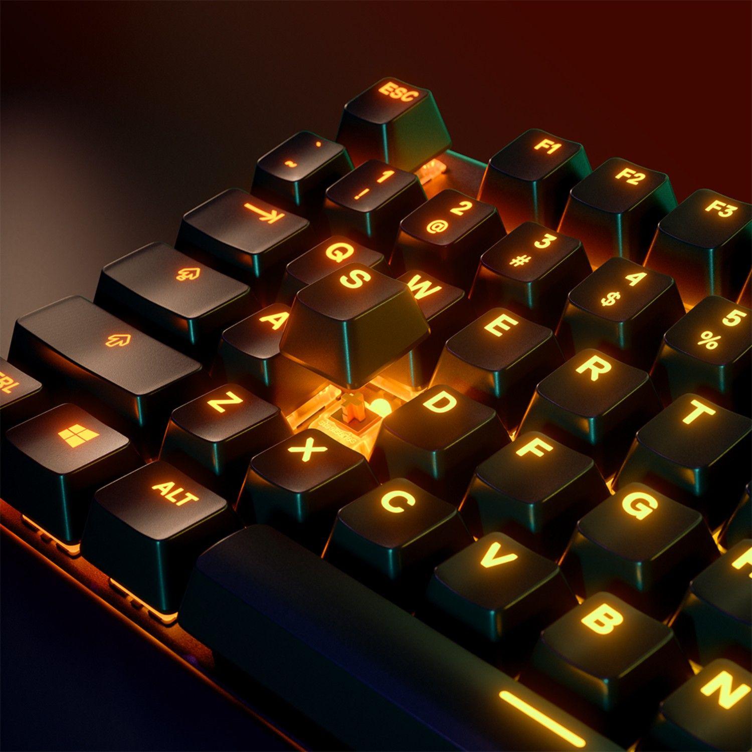 Teclado Gamer Mecánico SteelSeries Apex 7 TKL RGB Switch Red-9