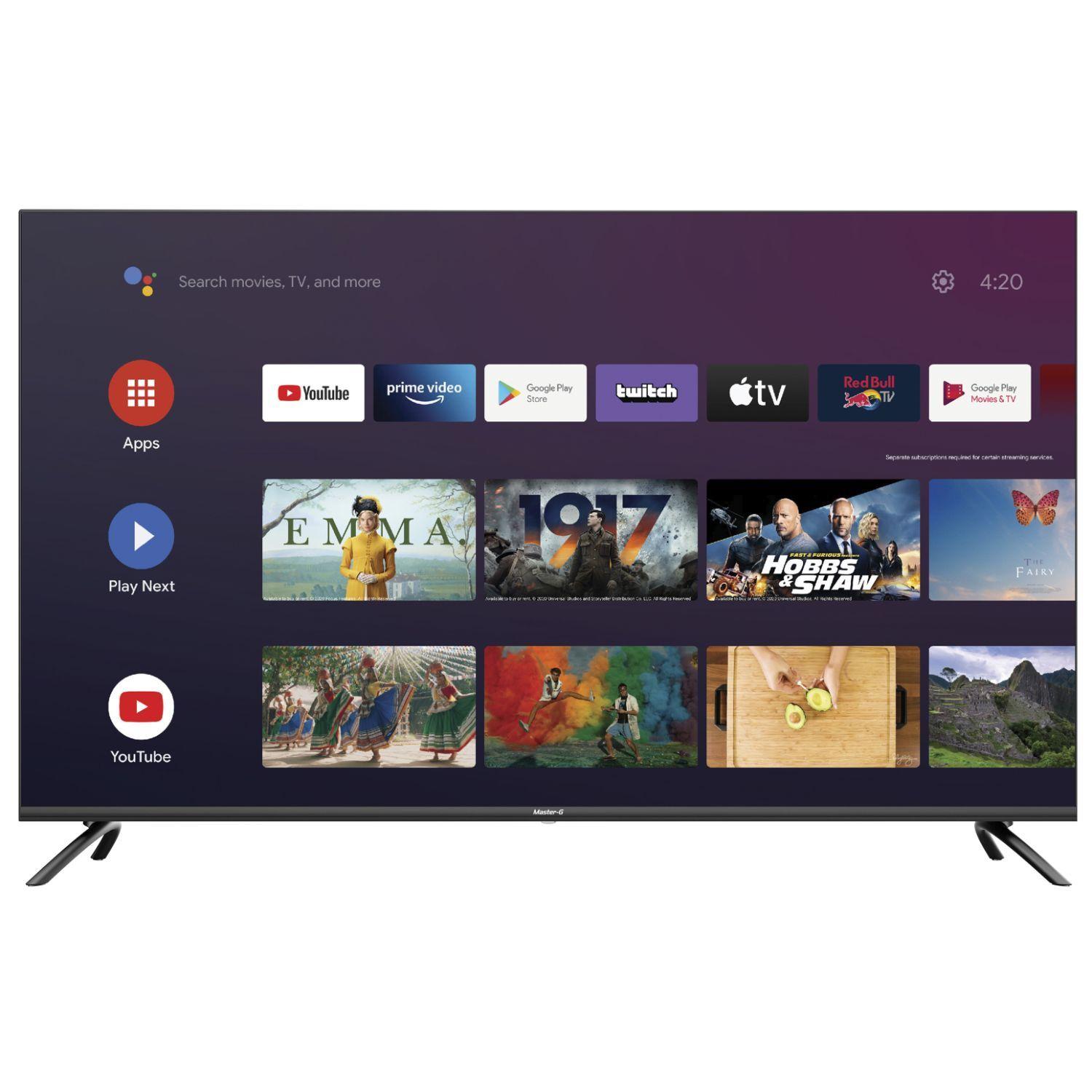 Smart TV Led 50" Android 4K Bluetooth MGG50UF-1