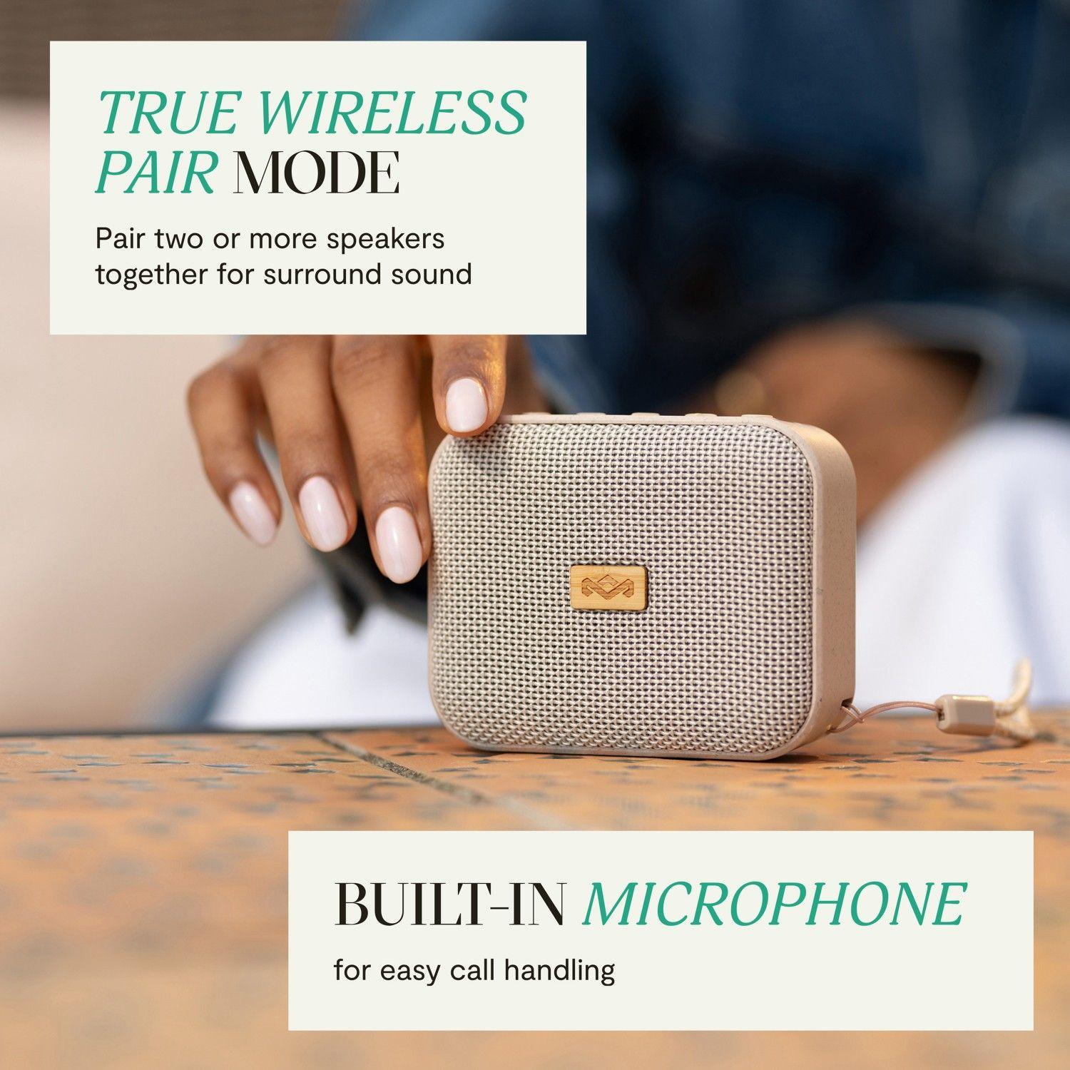 Parlante Bluetooth 5.3 Jammin Cream Marley-2