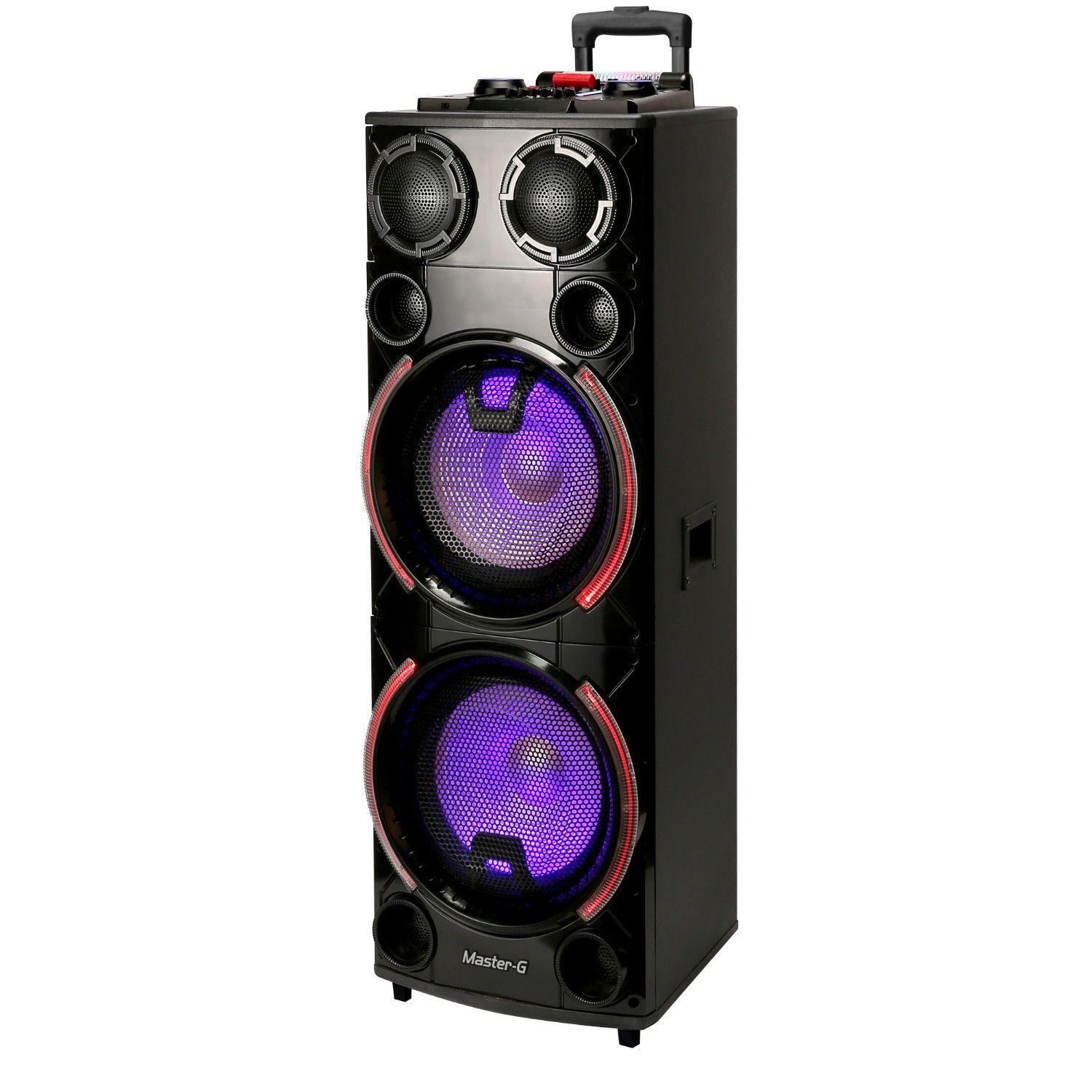 Parlante Karaoke Bluetooth 12" Master-G MGULTRAFORCEI-0
