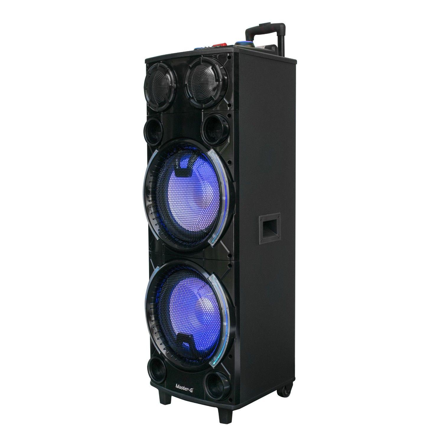 Parlante Karaoke Bluetooth 12" Master-G MGULTRAFORCEI-1