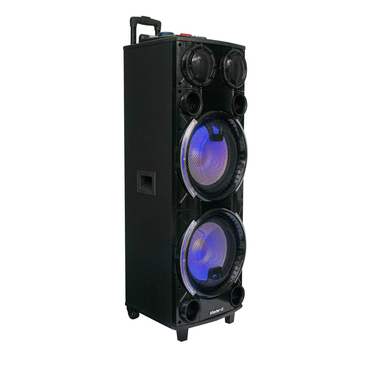 Parlante Karaoke Bluetooth 12" Master-G MGULTRAFORCEI-2