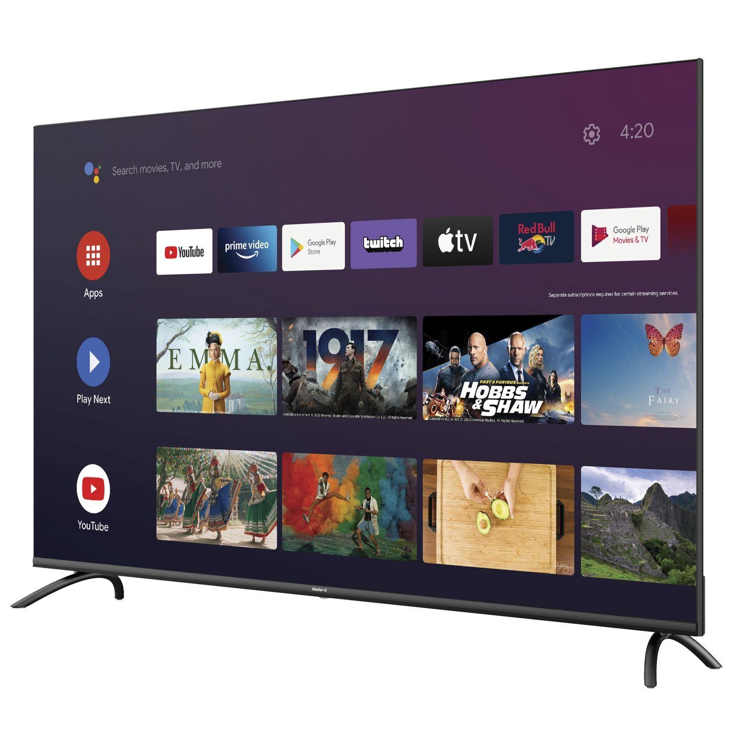 Smart TV Led 55" Android 4K Bluetooth MGG55UF-1