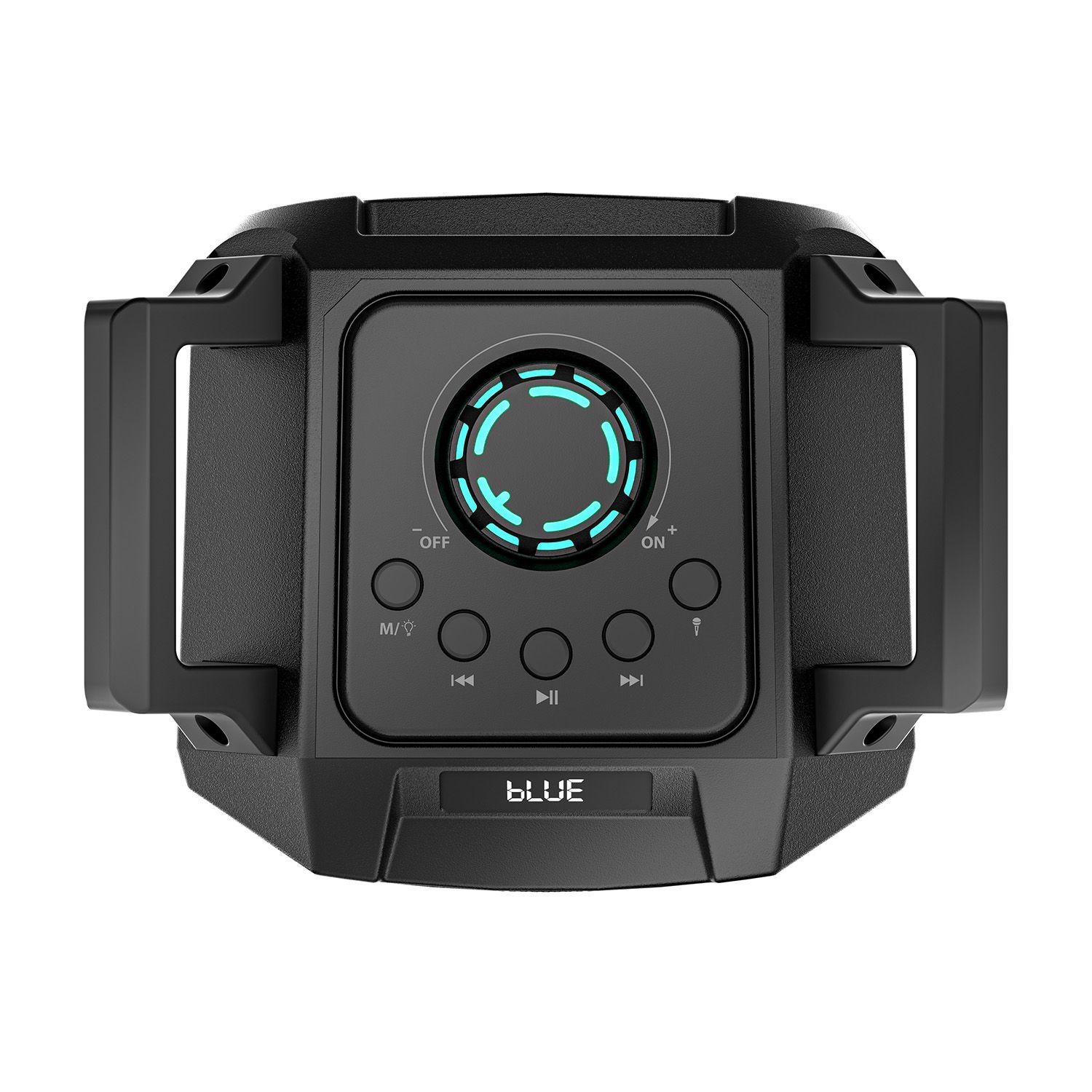 Parlante Bluetooth Karaoke Mini Luxor 4” X2 Micrófono-2