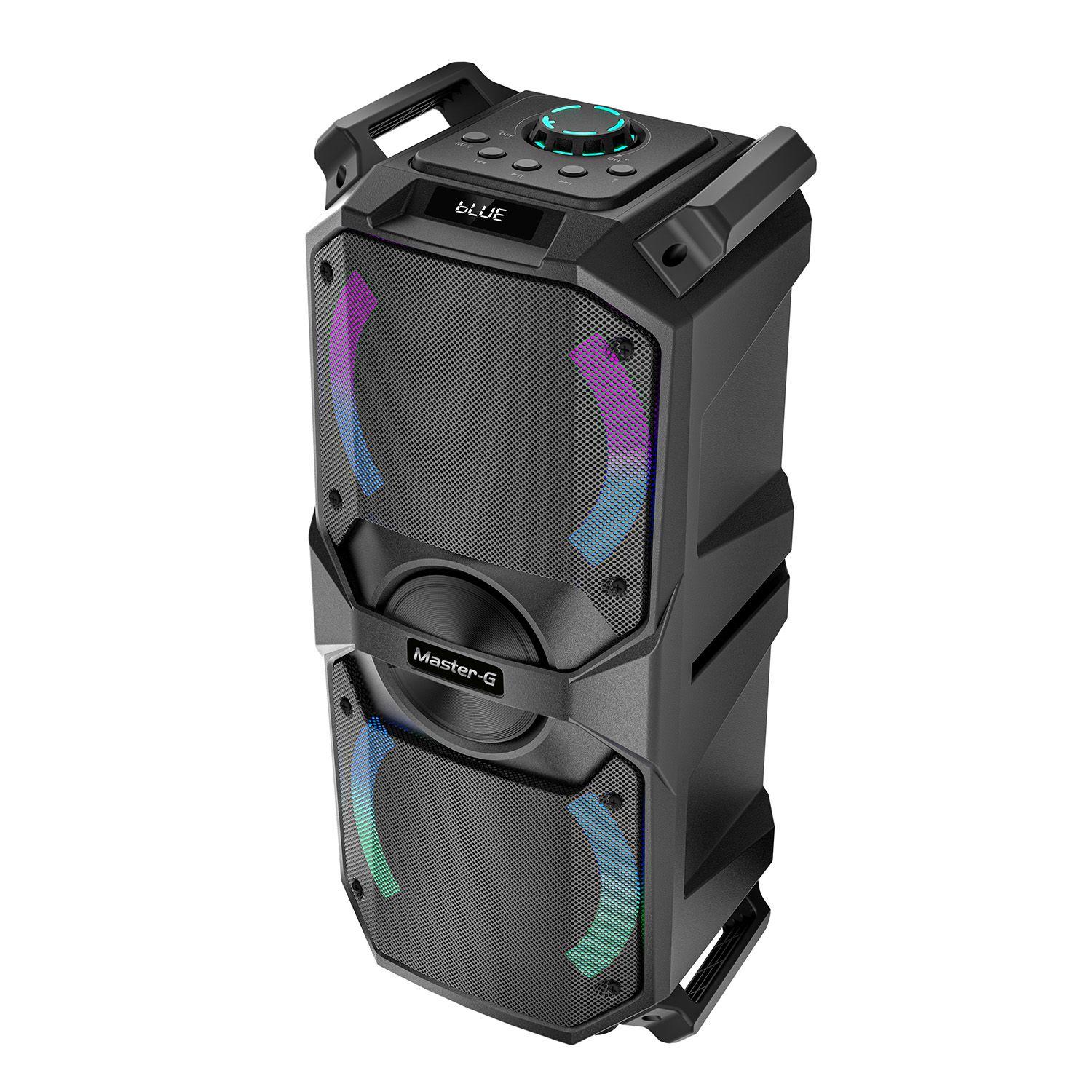 Parlante Bluetooth Karaoke Mini Luxor 4” X2 Micrófono-5