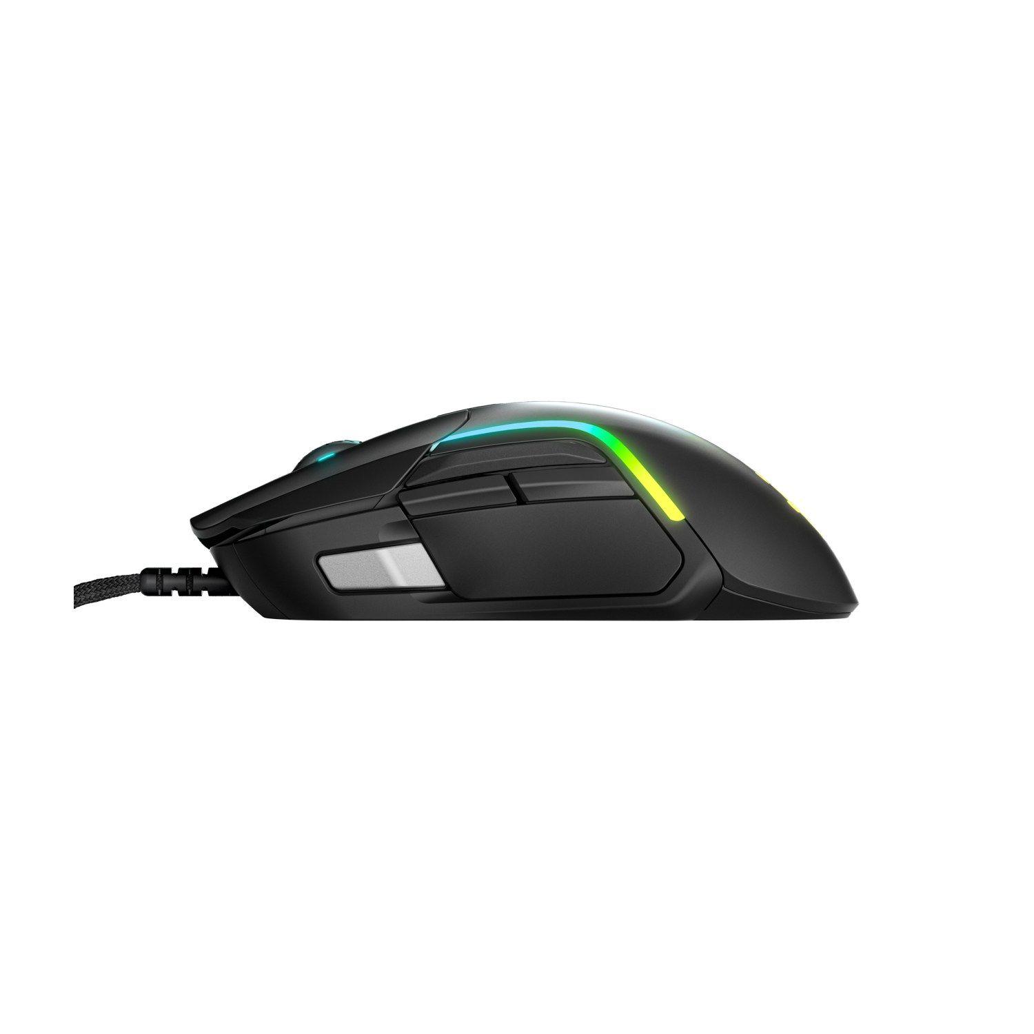 Mouse Gamer SteelSeries Rival 5 18000 CPI 9 Botones Negro-4