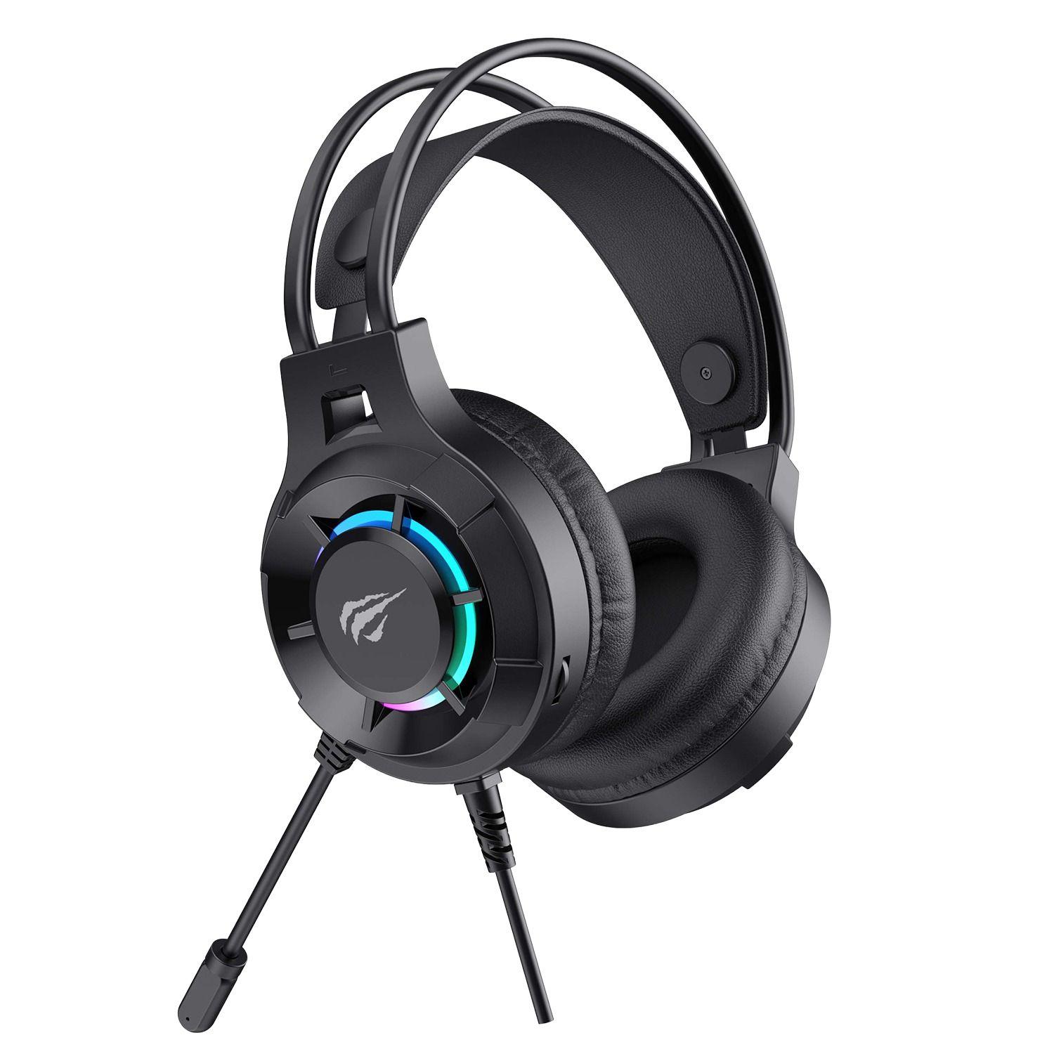 Audífonos Gamer con Micrófono 3.5 mm H2049D Negro Havit-4