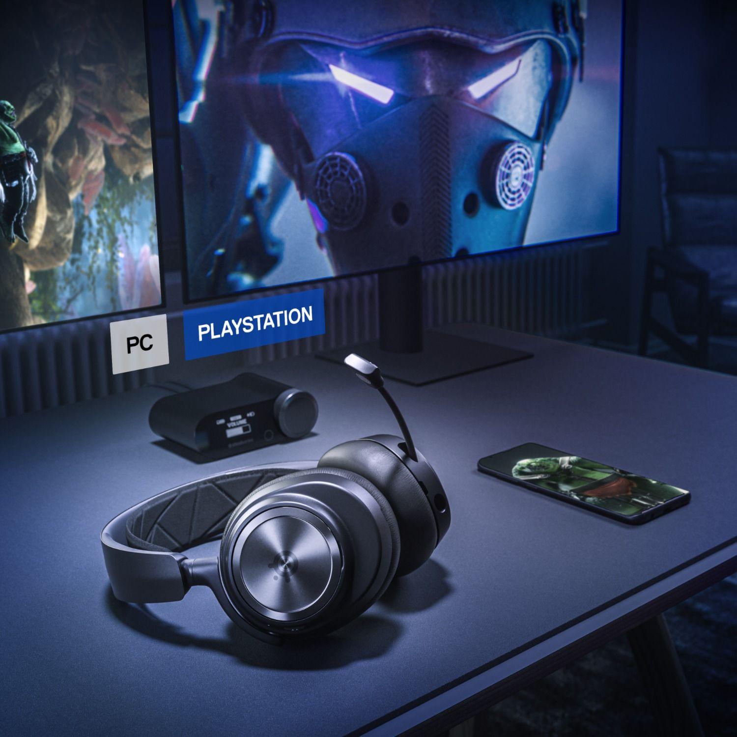 Audífono Gamer SteelSeries Arctis Nova Pro Wireless PS Negro-2