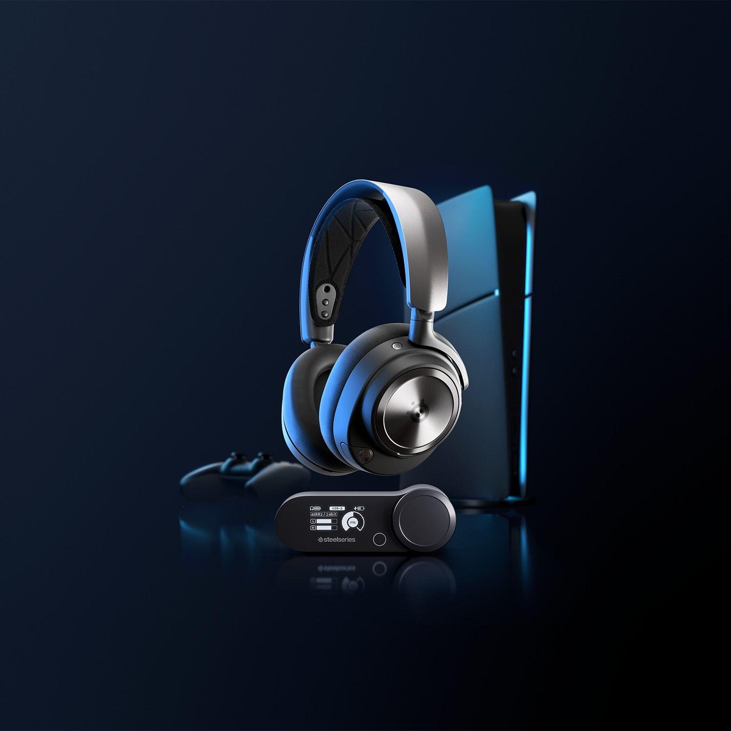 Audífono Gamer SteelSeries Arctis Nova Pro Wireless PS Negro-4