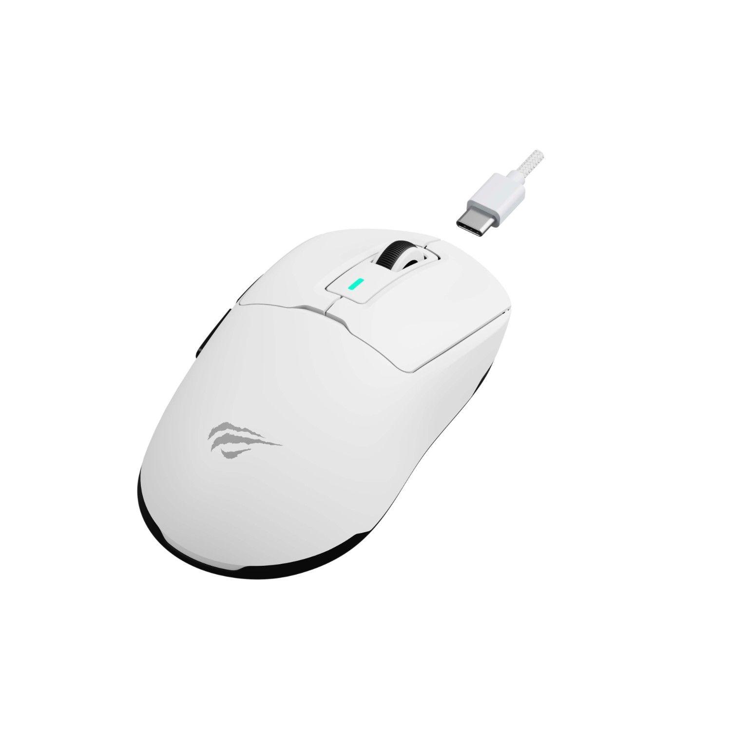 Mouse Gamer Bluetooth RGB MS969SEW Havit Blanco-2