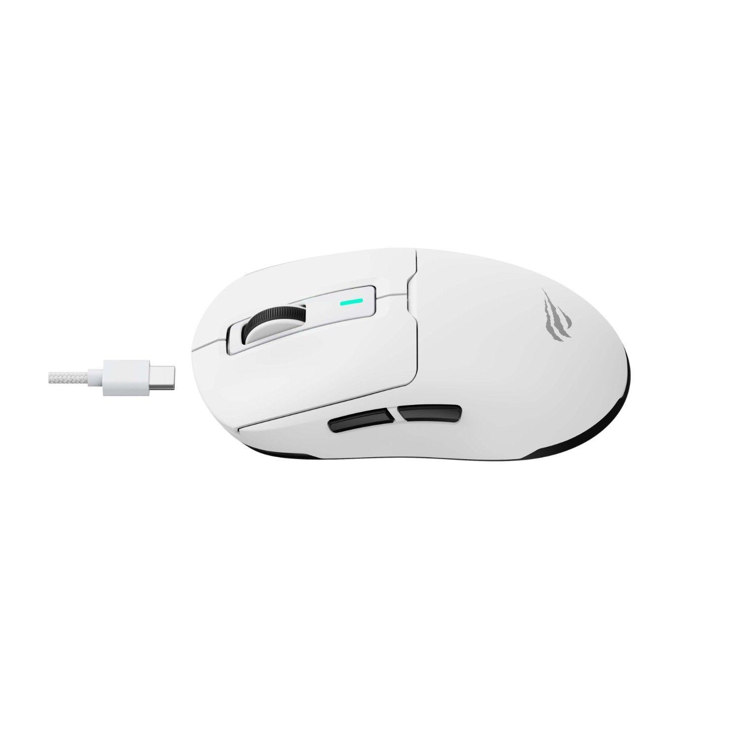 Mouse Gamer Bluetooth RGB MS969SEW Havit Blanco-3