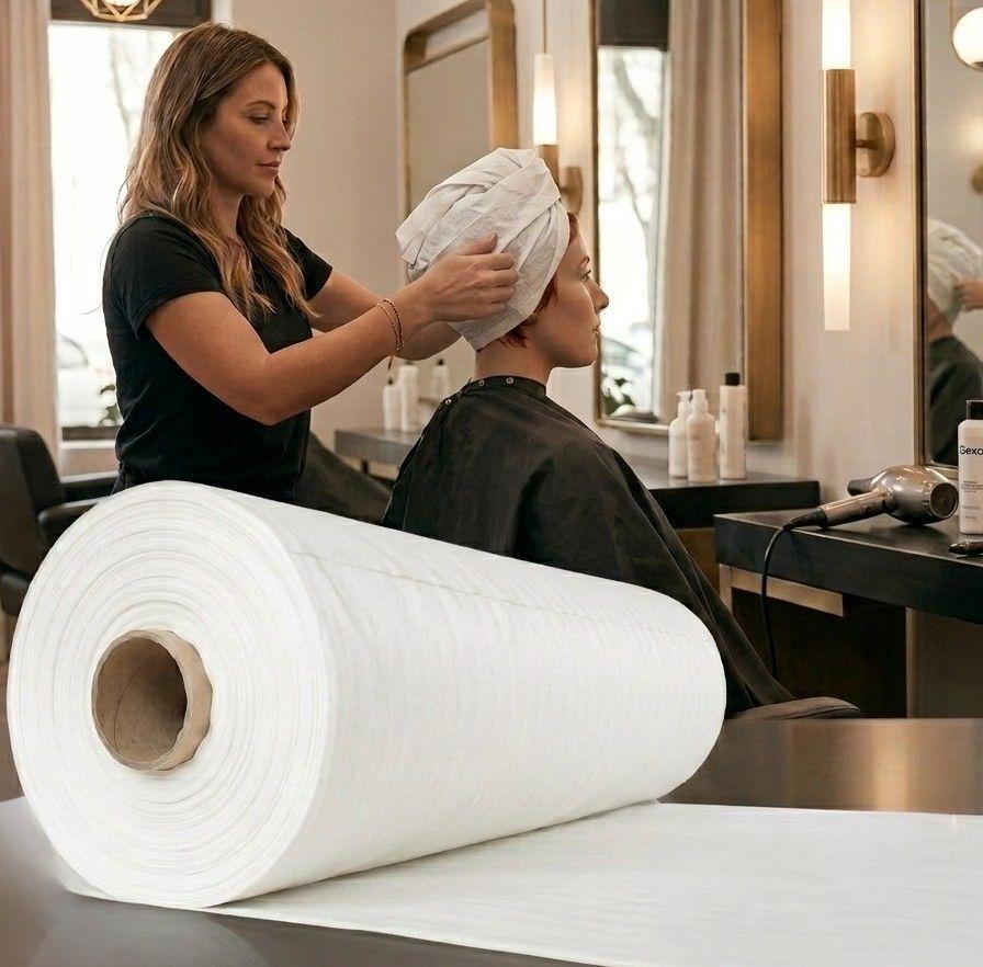 Toallas Desechables Peluquería cada Rollo contiene 200 uni.-2