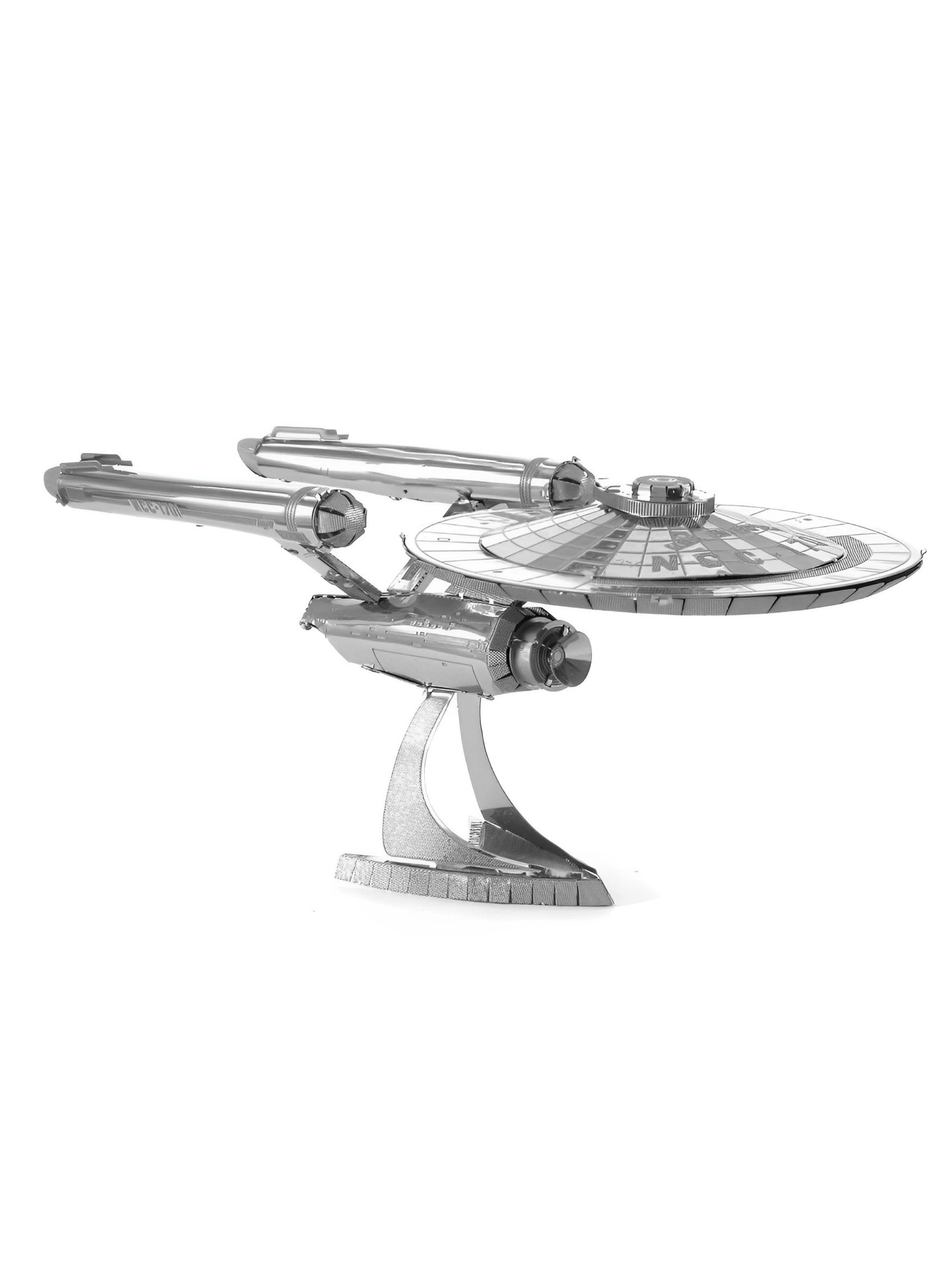 Puzzle 3D de Metal - Nave Enterprise de Star Trek-1