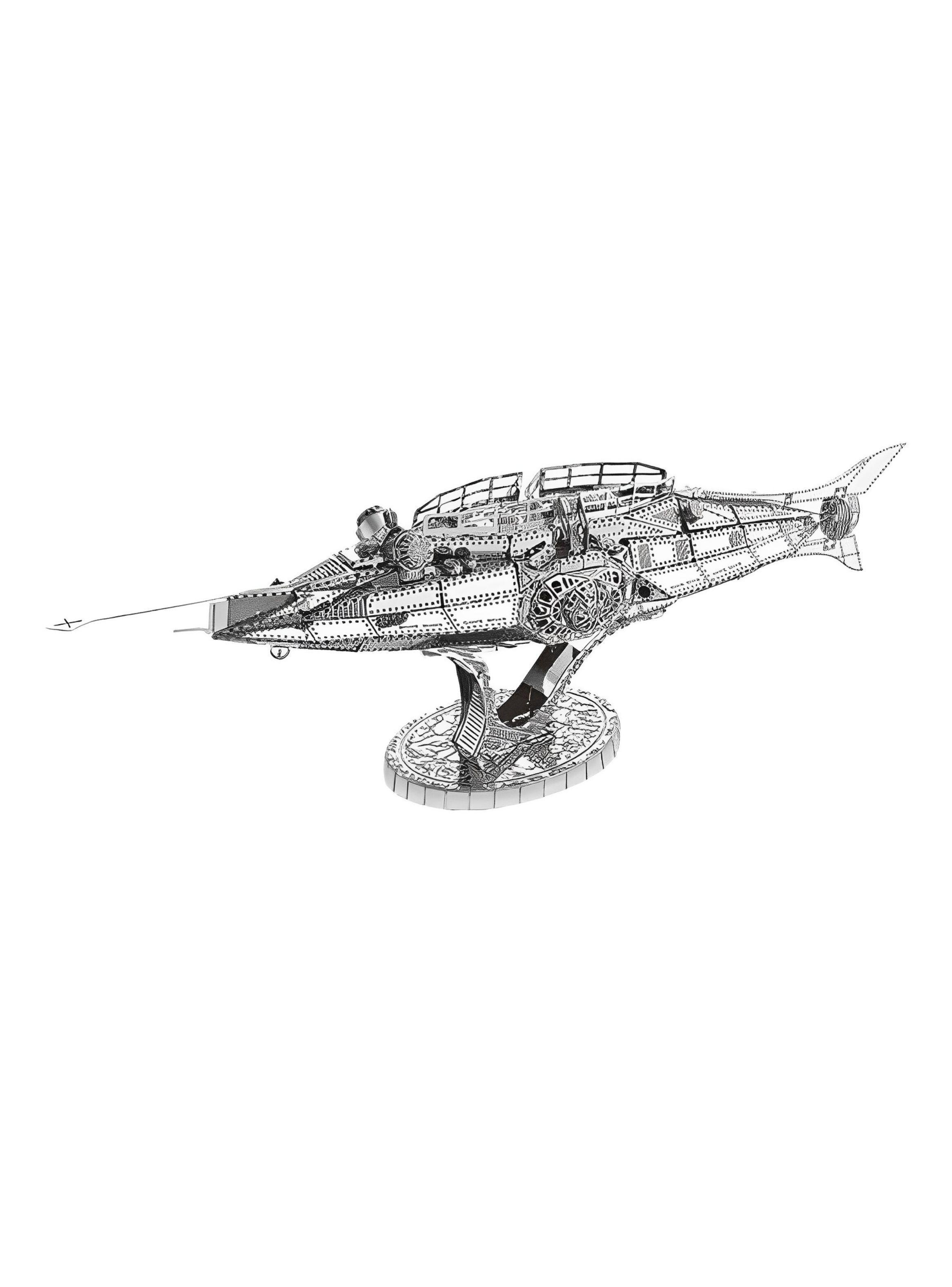 Puzzle 3D de Metal - Submarino Nautilus-0