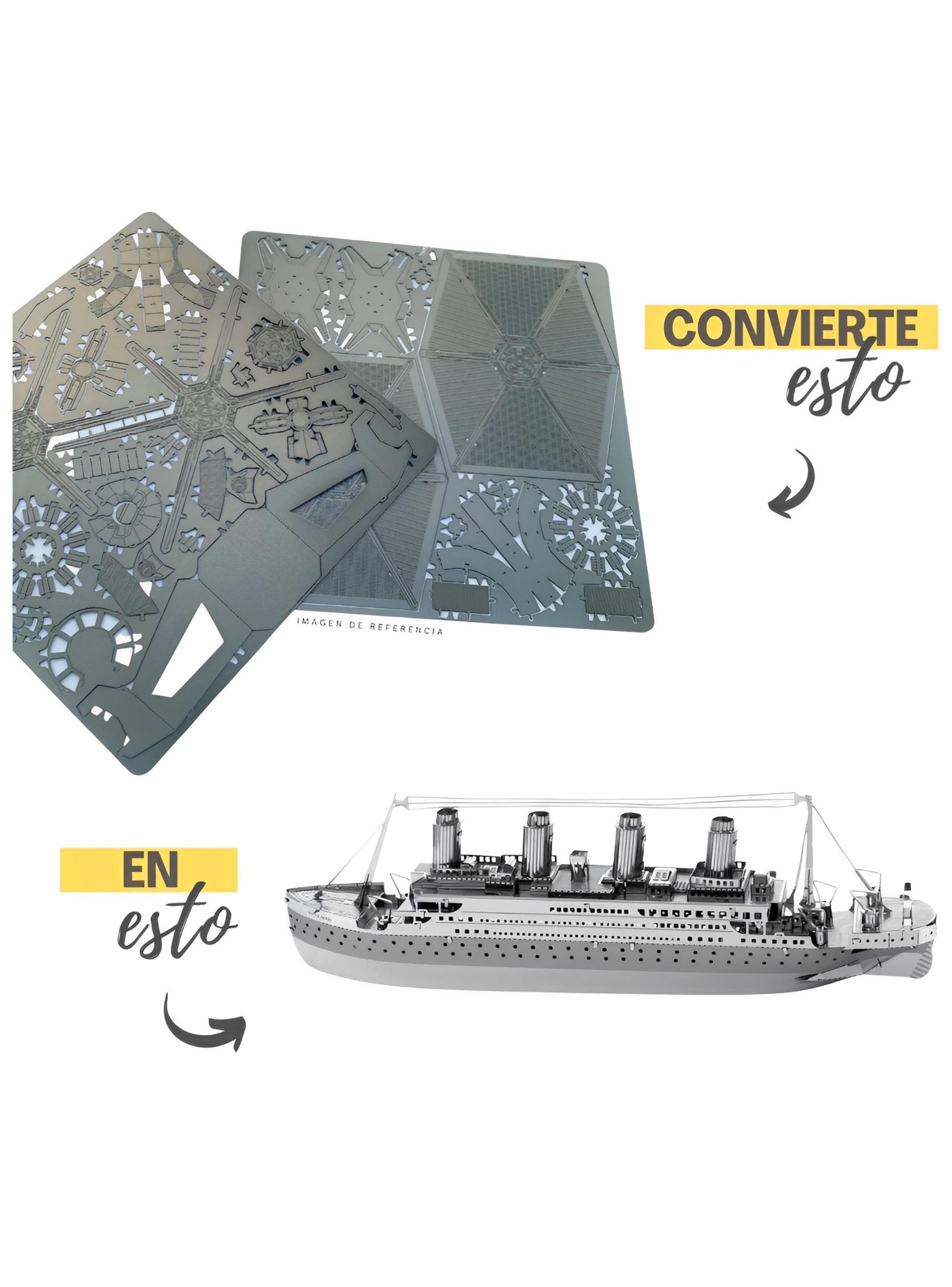 Puzzle 3D de Metal - Titanic-4