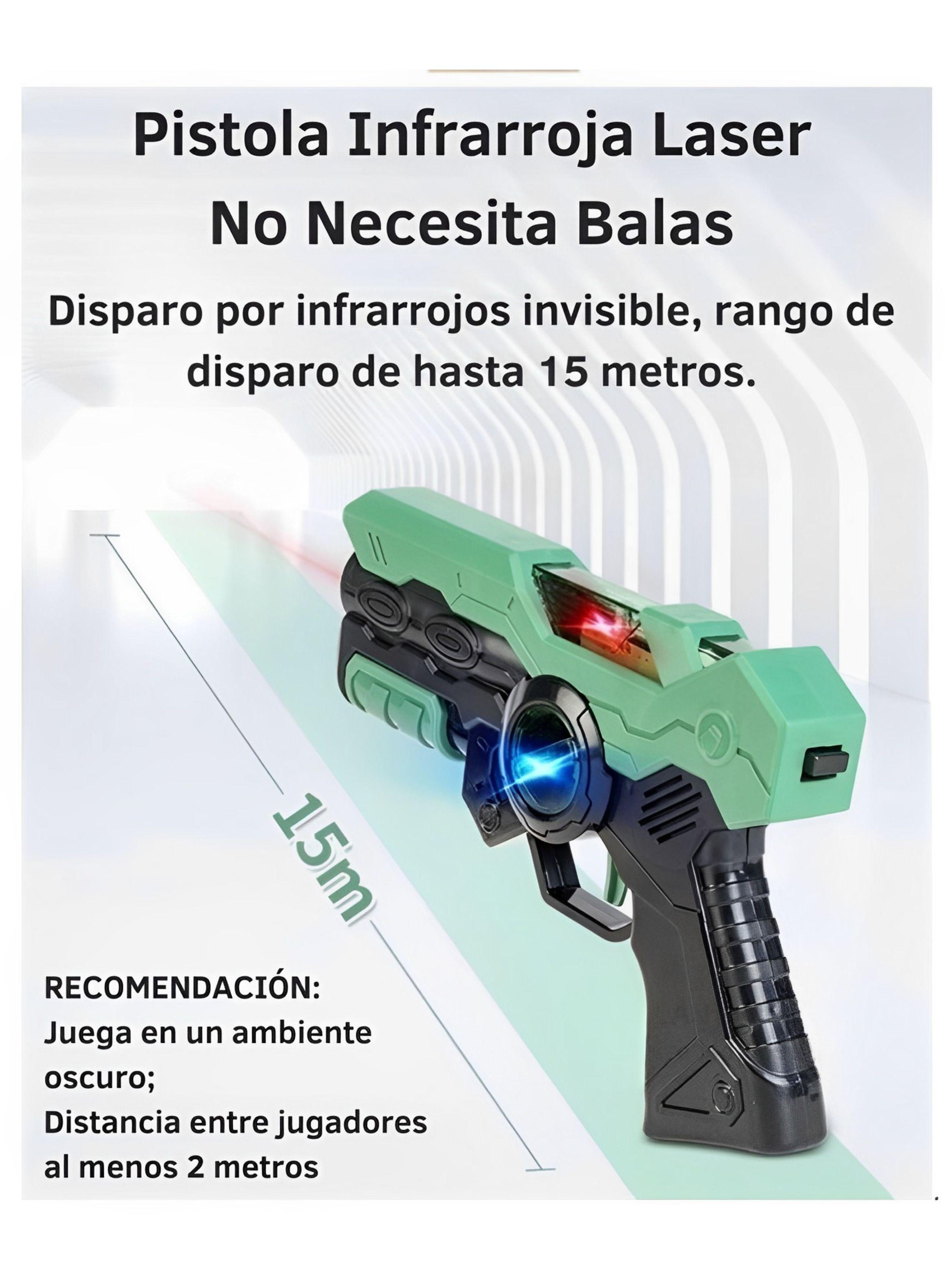 Juego De Pistolas Laser Tag, 2 Pistolas y 2 Objetivos-2