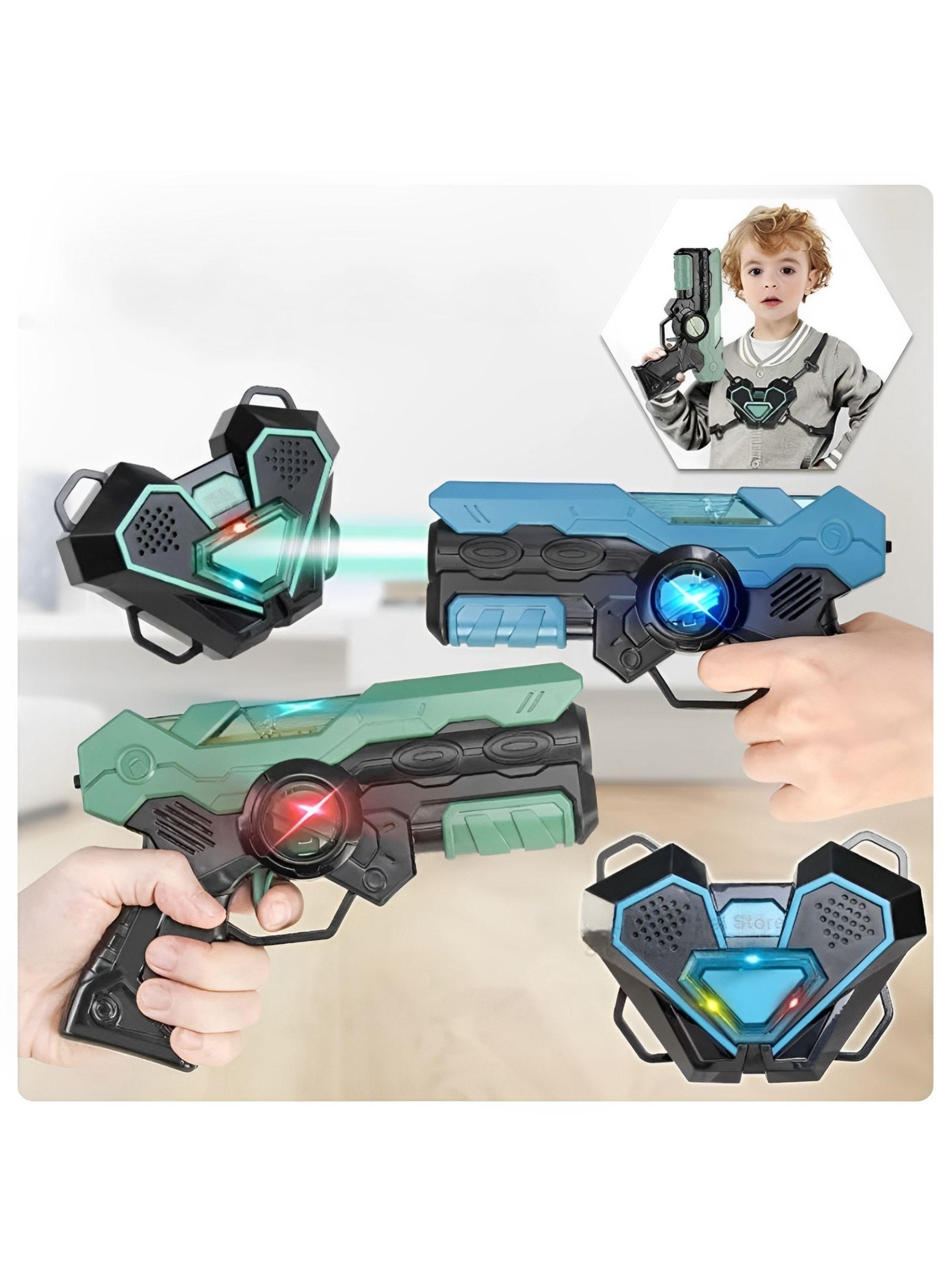 Juego De Pistolas Laser Tag, 2 Pistolas y 2 Objetivos-1