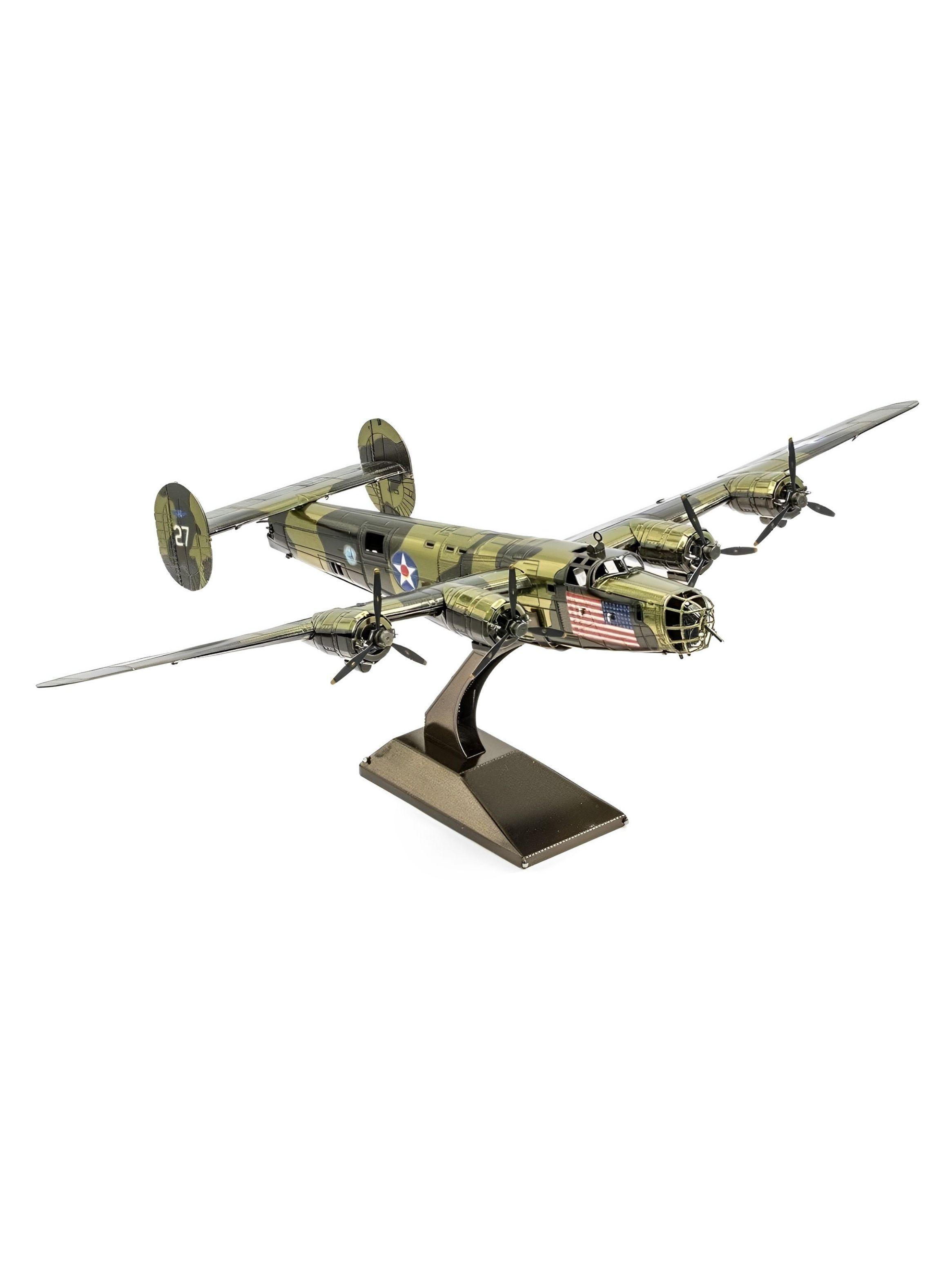 Puzzle 3D de Metal - Bombardero B-24 Liberator-2
