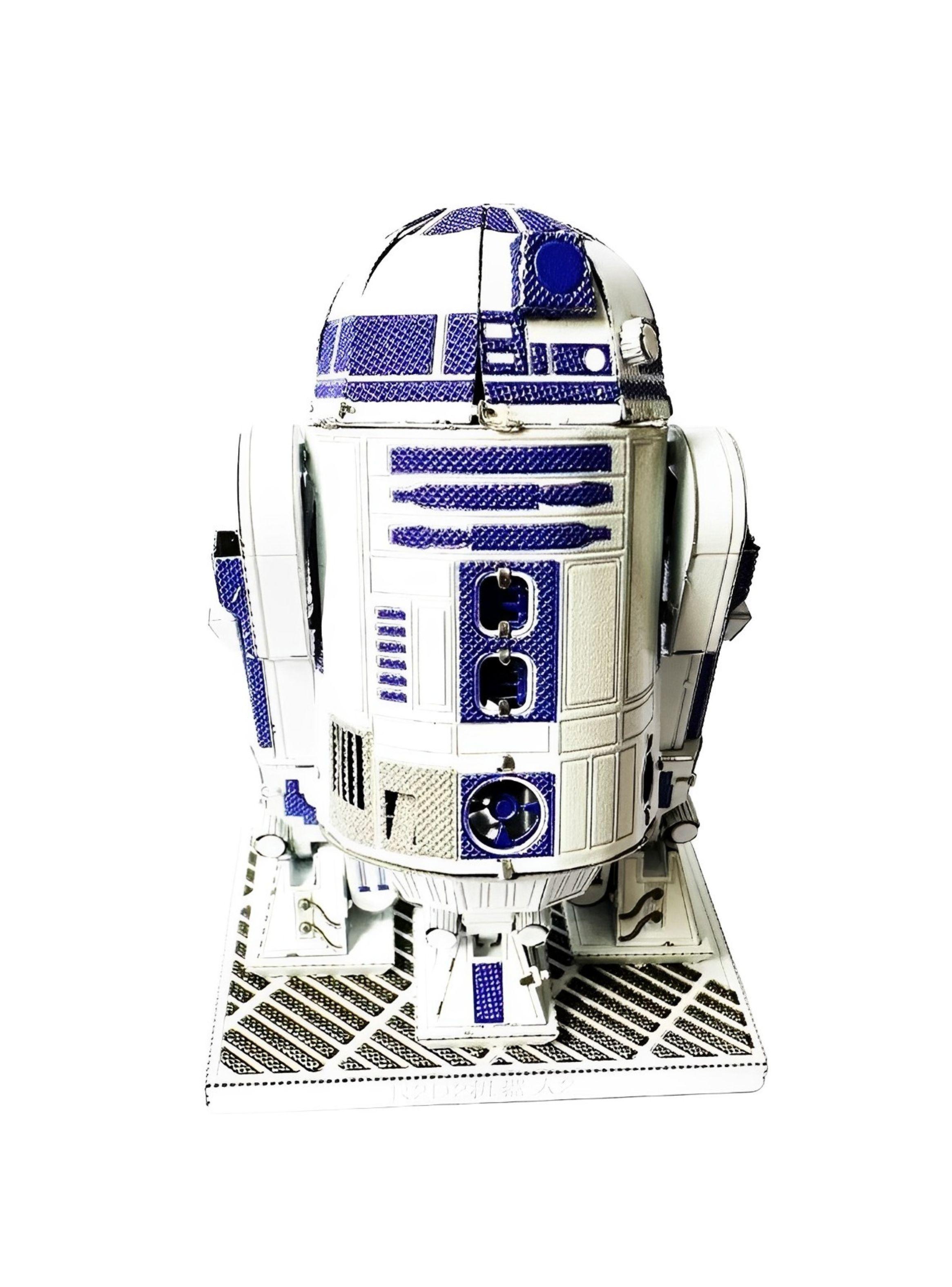 Puzzle 3D de Metal - Star Wars - R2D2 Color-1