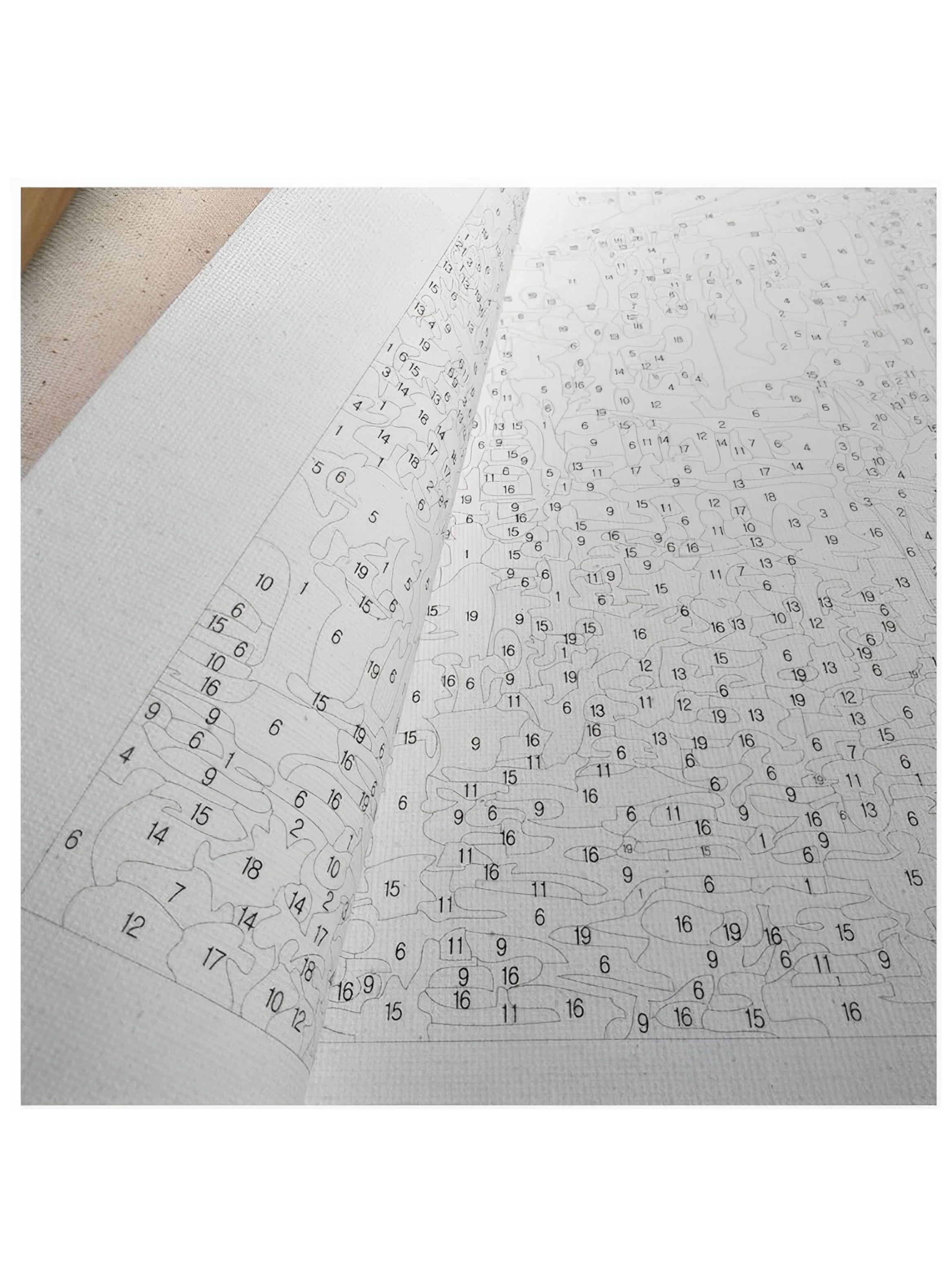 Pintura por Números - Hermoso Paisaje-7