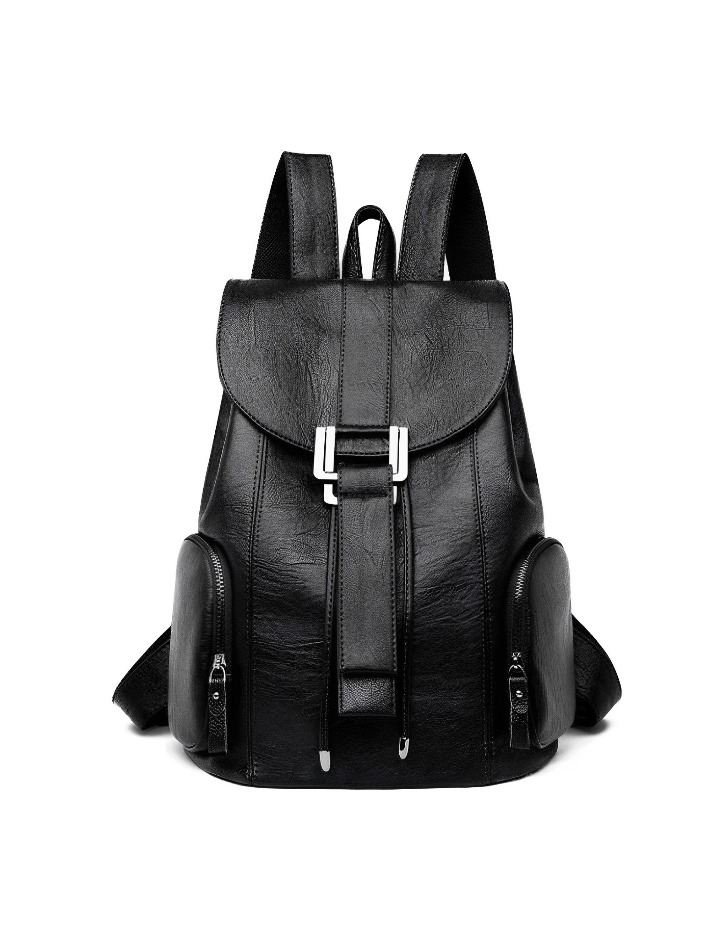 Mochila Cuero PU Grande, Elegante y de Gran Calidad-0