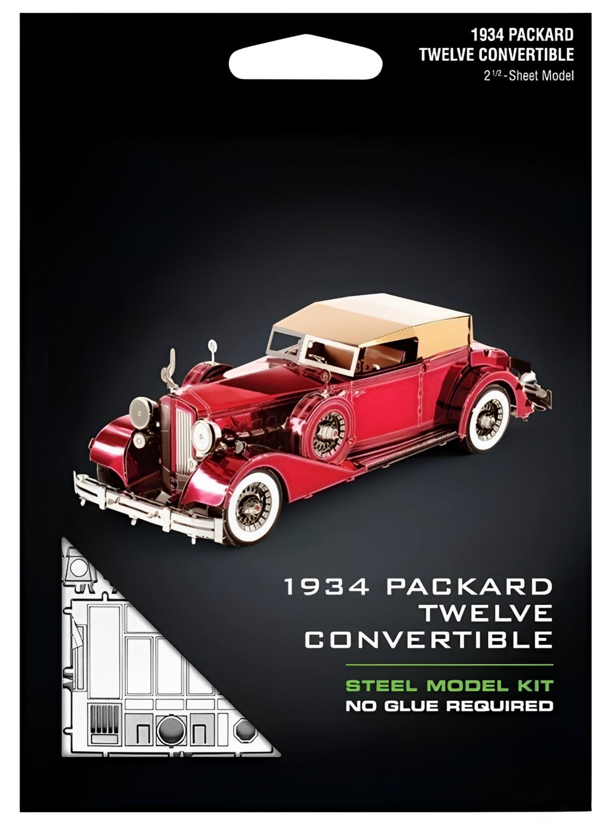 Puzzle 3D de Metal - Packard 1934 Convertible-4