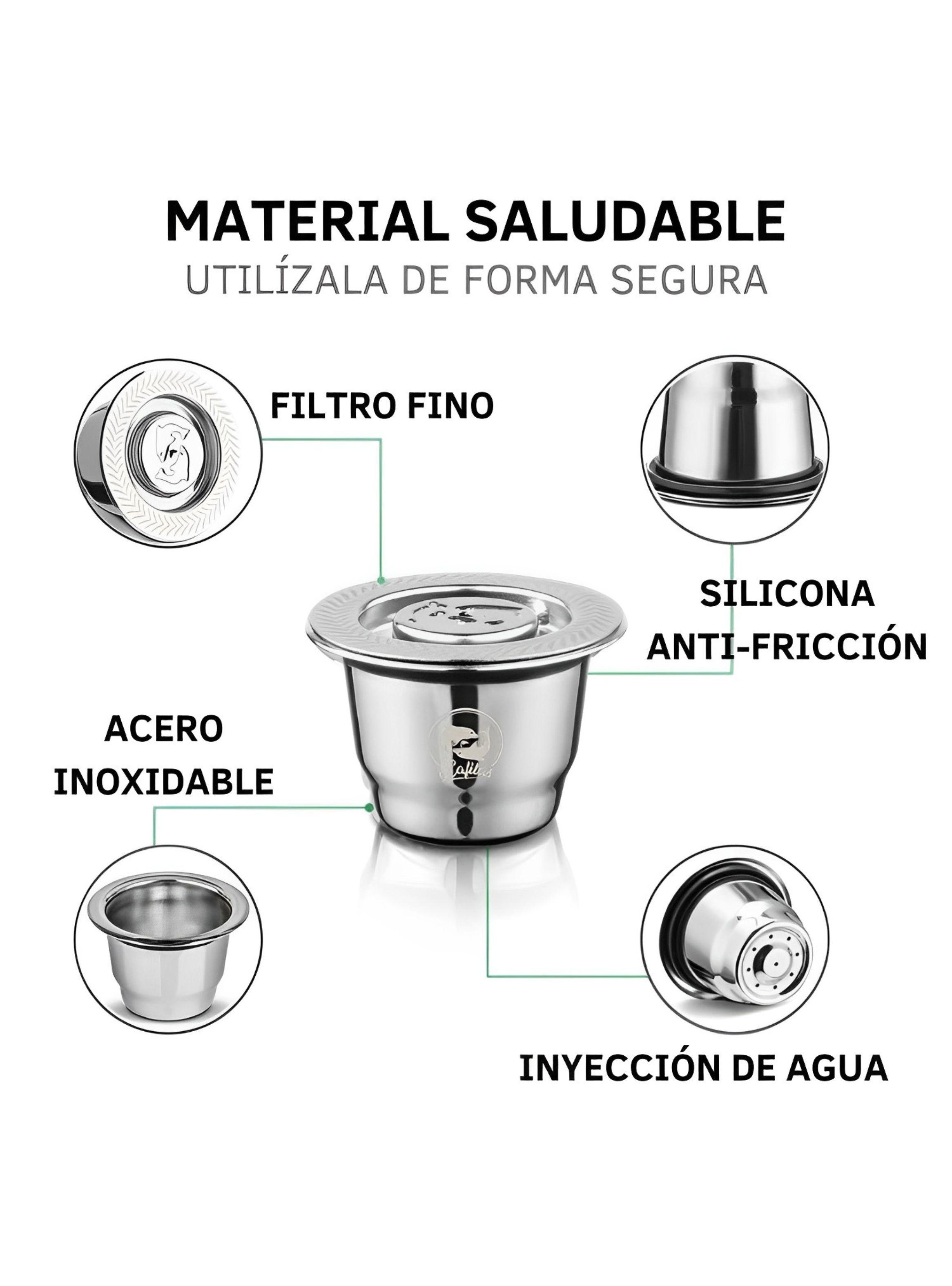 Cápsula Reutilizable para Cafeteras Nespresso + Accesorios-2
