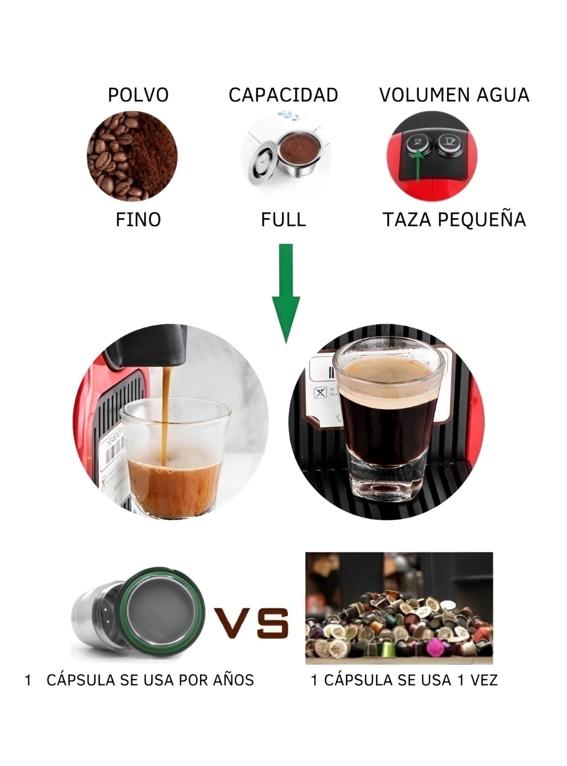 Cápsula Reutilizable para Cafeteras Nespresso + Accesorios-6
